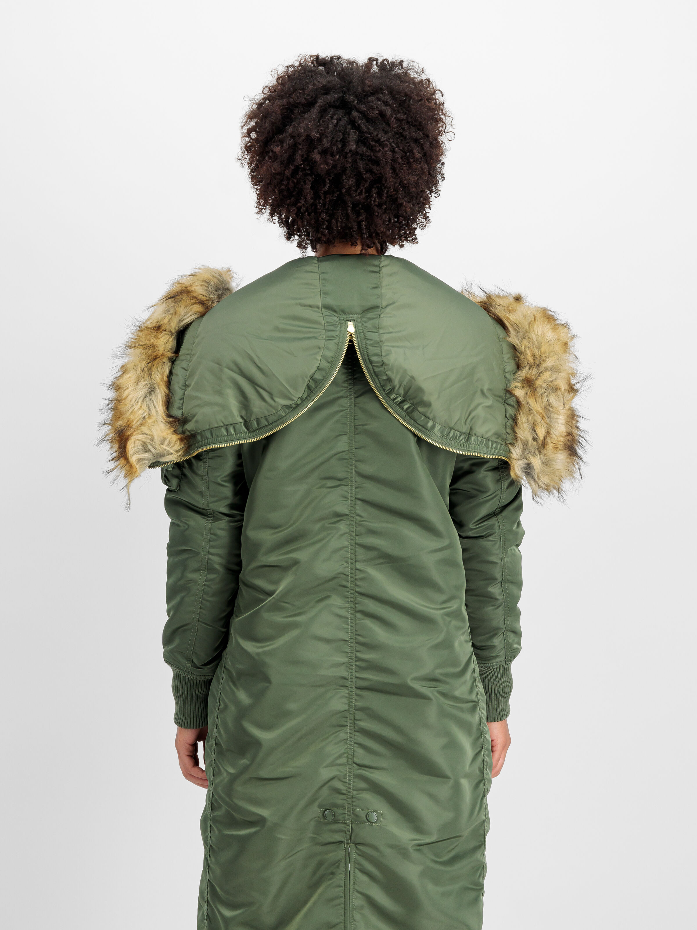 Long Fishtail Field Jacket Women sage-green 198013_01_3_detail_00001_111472