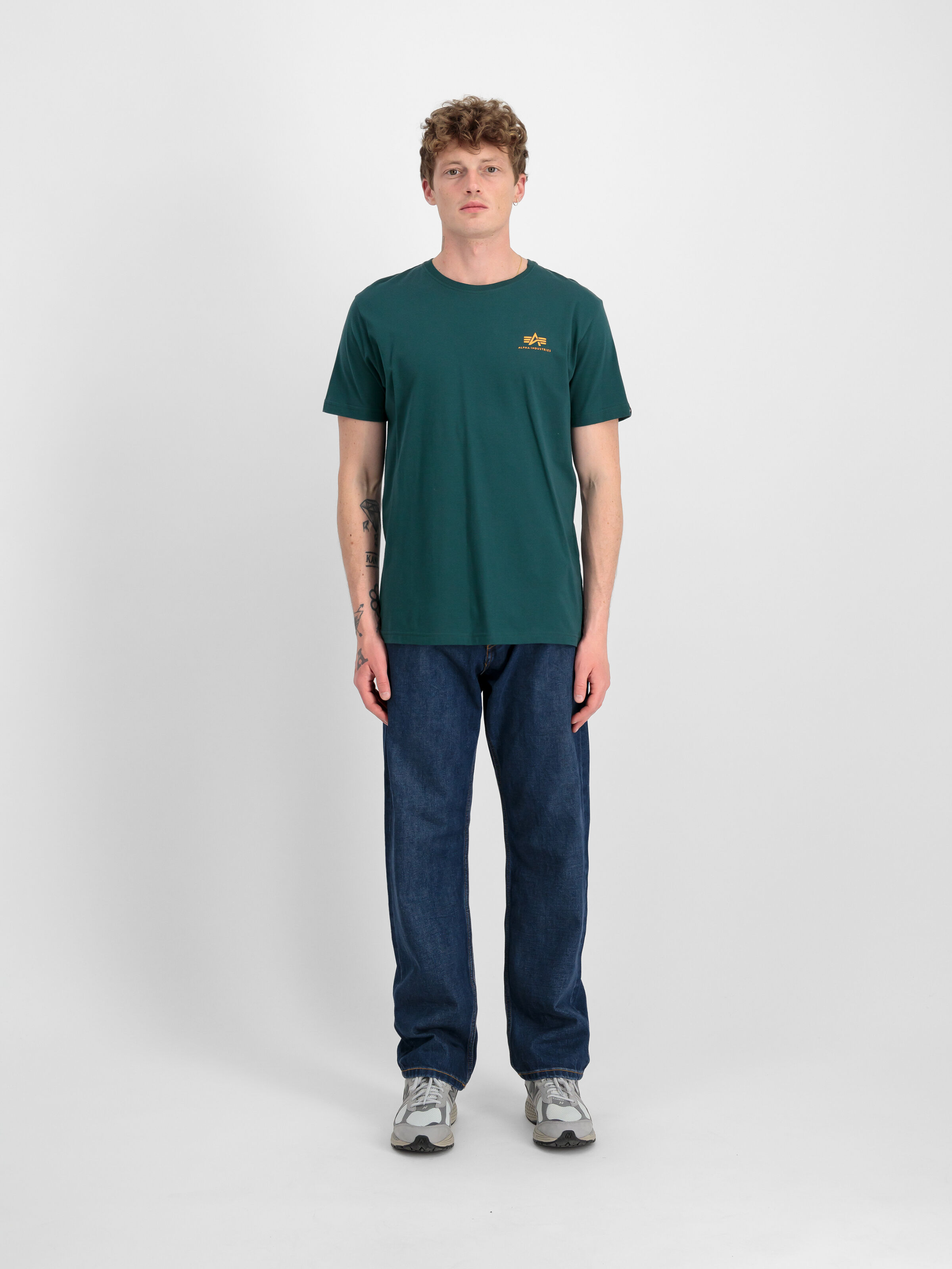 Backprint T-Shirt Force Green 128507_720_2_model_00001_97453