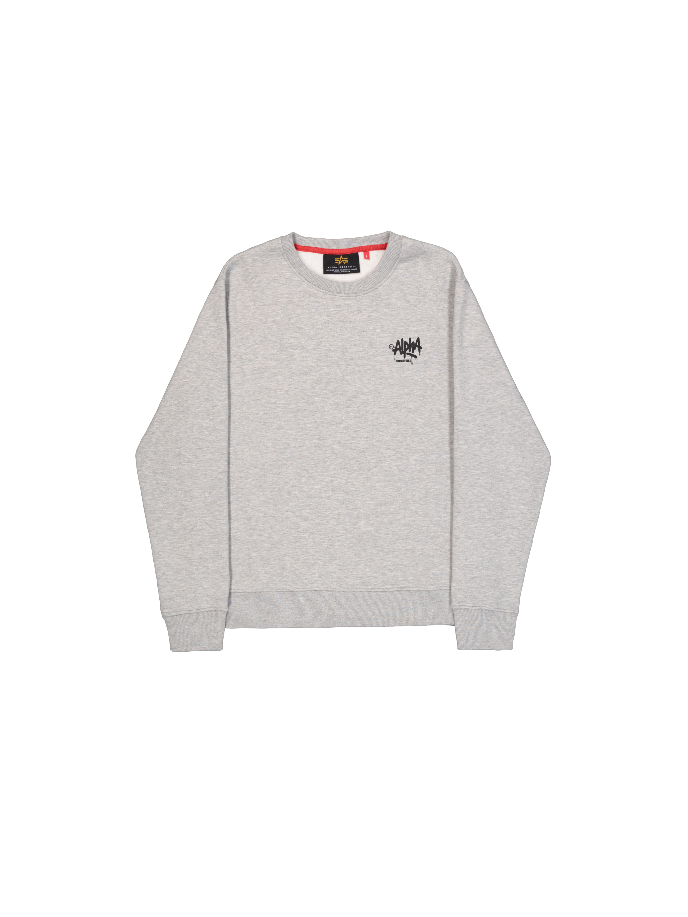 Alpha Signature Sweatshirt grey heather 266308_17_1_flatlay_00001_199844.png