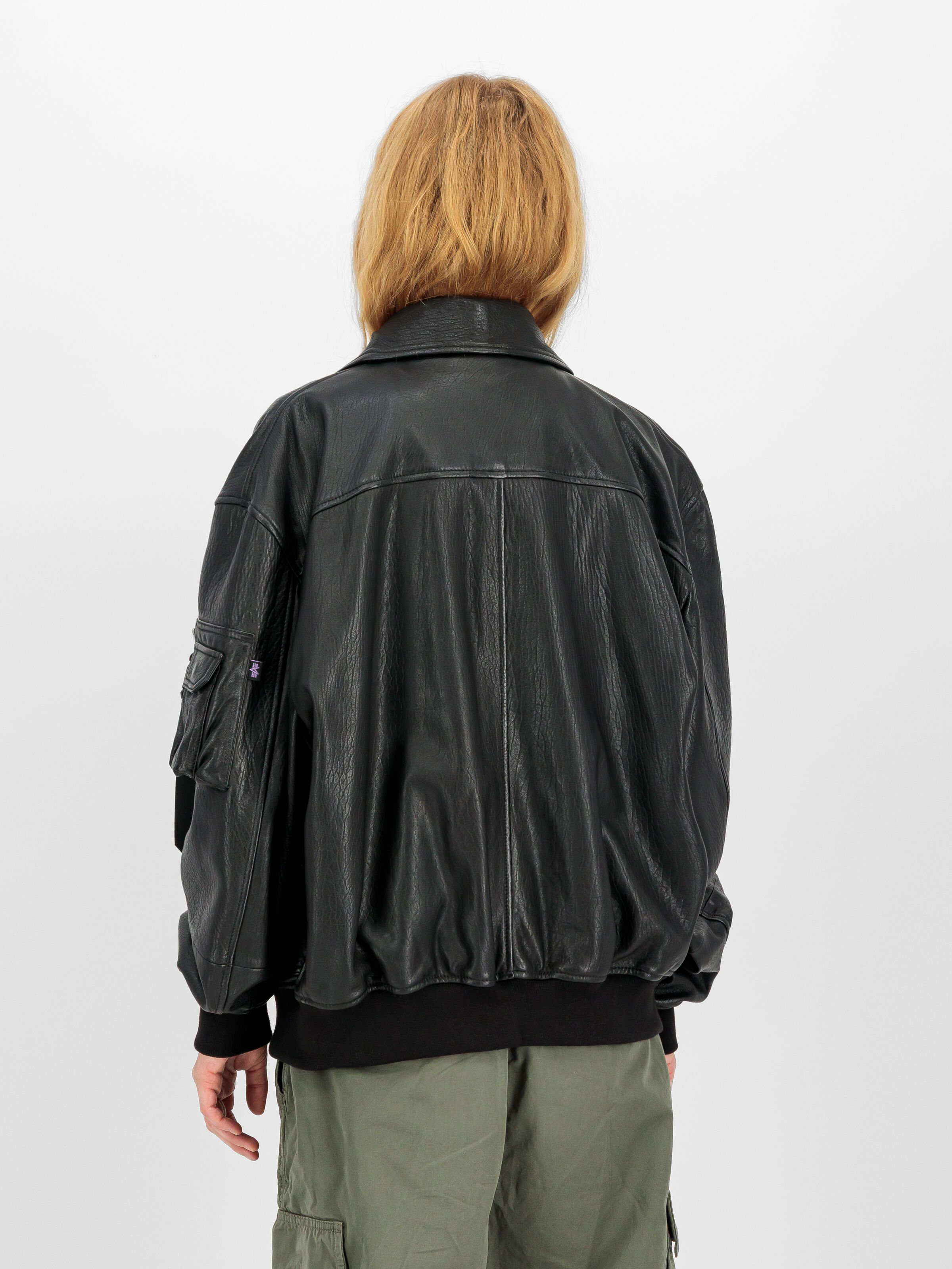 CWU-36/P Leather UV Bomber Jacket black 768002_03_2_model_00006_245435