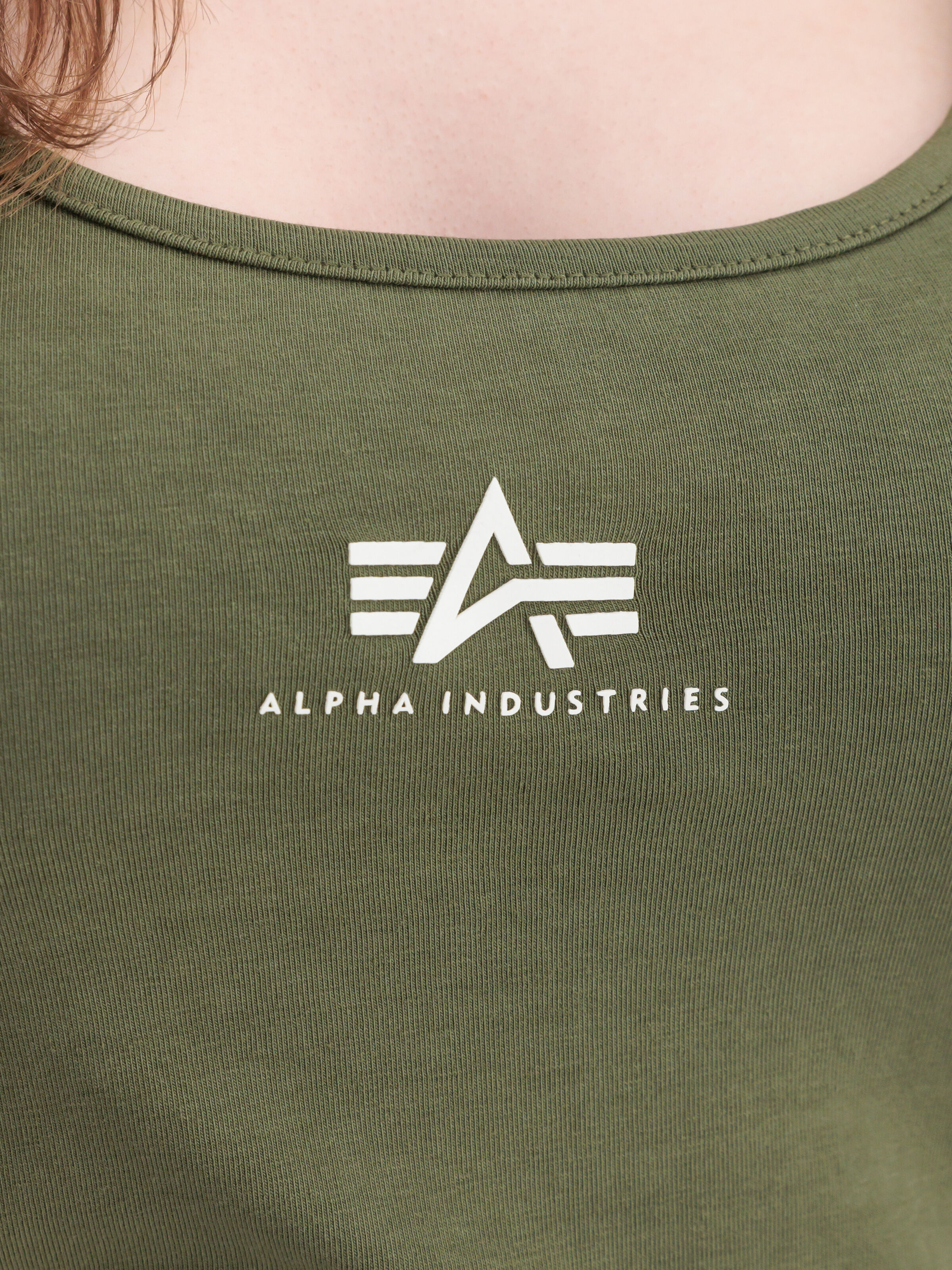 Basic Small Logo Dress Women dark olive 116078_142_alpha_industries_basic_dress_small_logo_wmn_004_183156