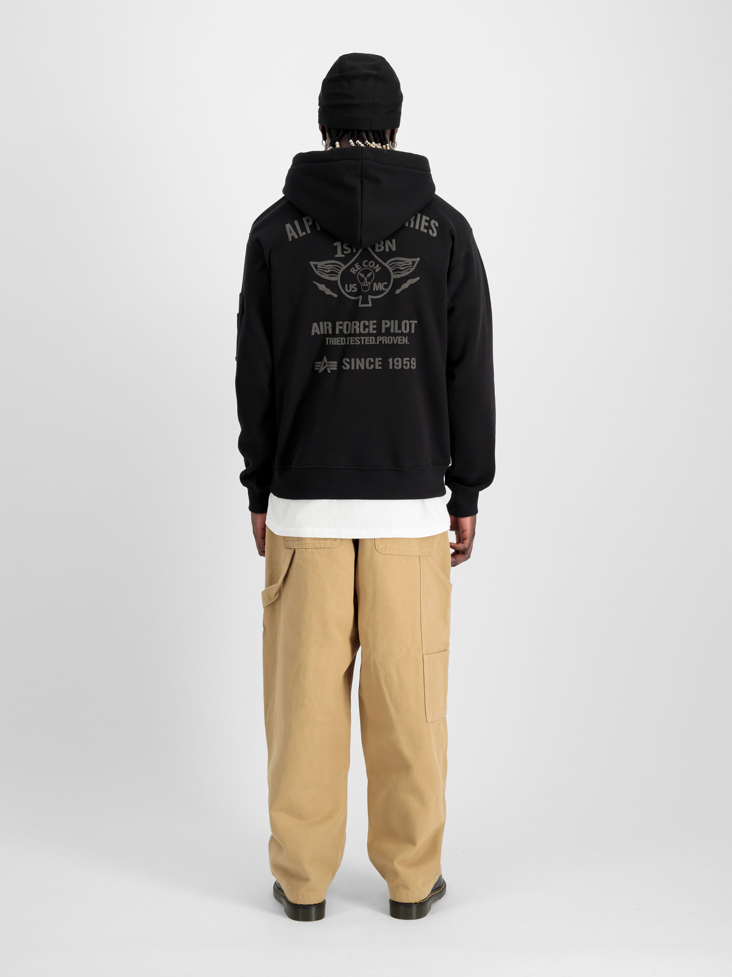 Air Force Hoodie black 138337_03_2_model__00002_97950