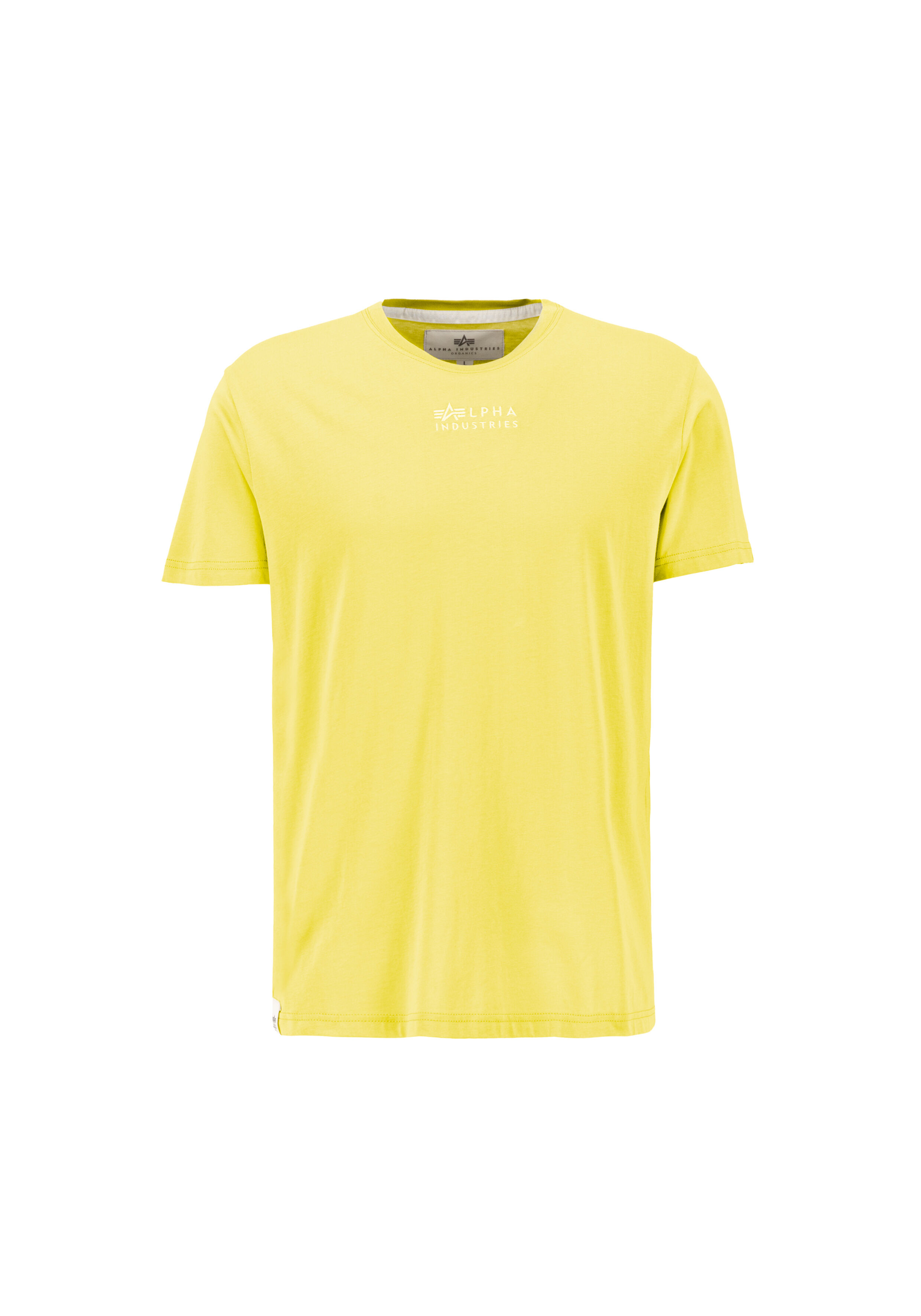 Organics Embroidery T-Shirt organic yellow 118529_647_001_108393.jpg