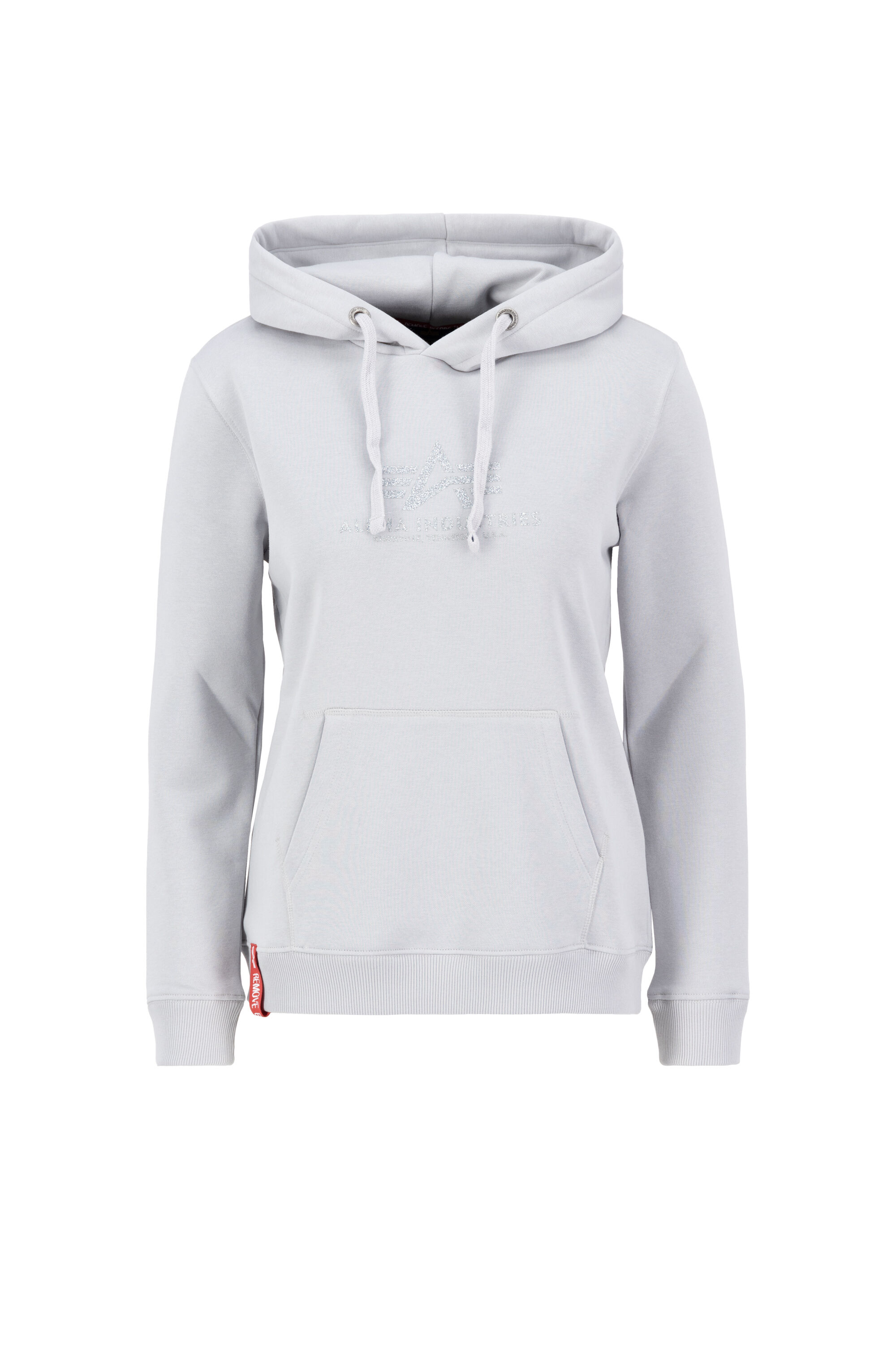 New Basic Glitter Women Hoodie pastel grey 196032G_666_1_Bust_208675.jpg