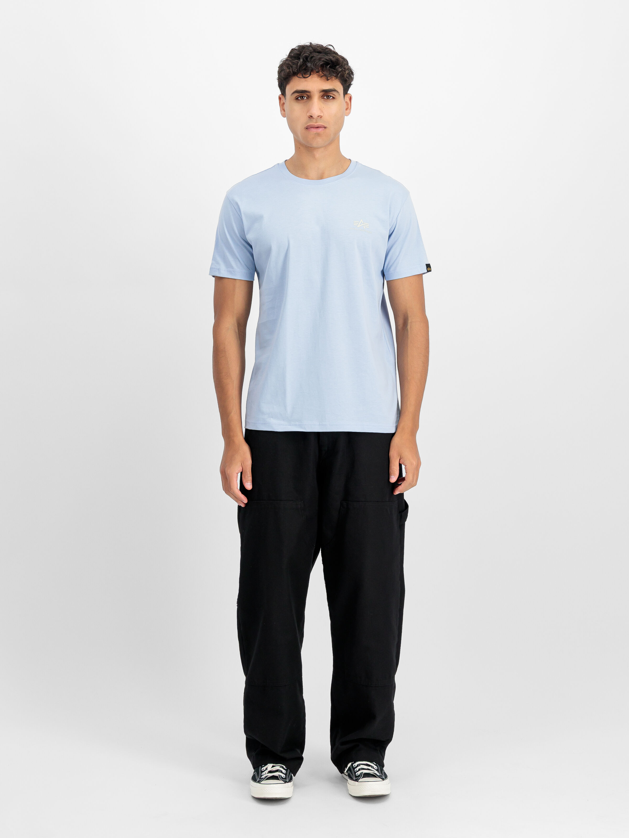 Basic Small Logo T-Shirt artic blue 188505_40_2_model_00001_196415