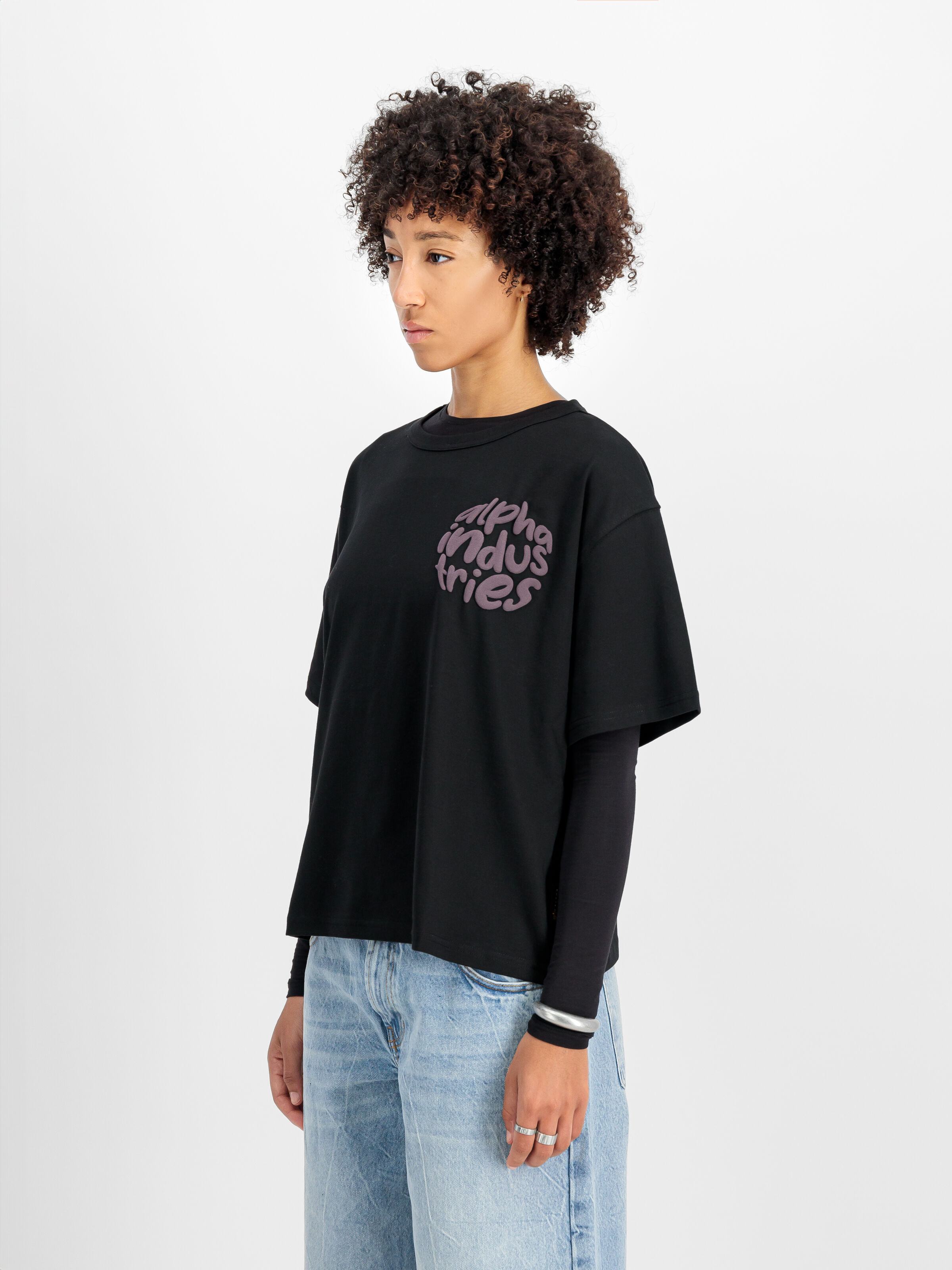 Logo T-Shirt Women black 148065_03_2_model_00003_107390