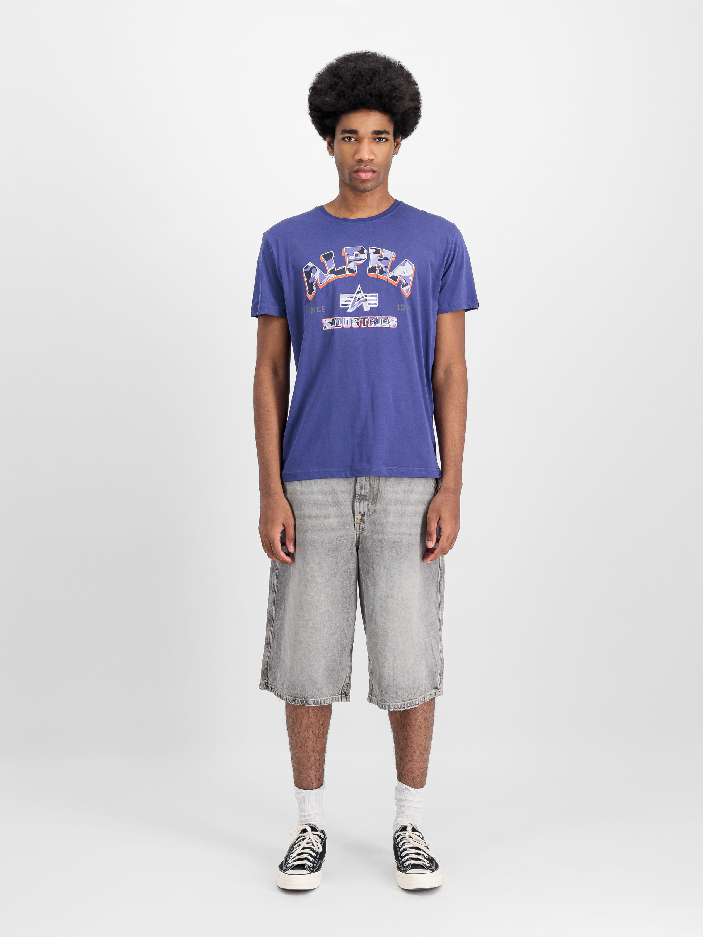 College Camo T-Shirt night purple 146511_735_2_model_00001_145097