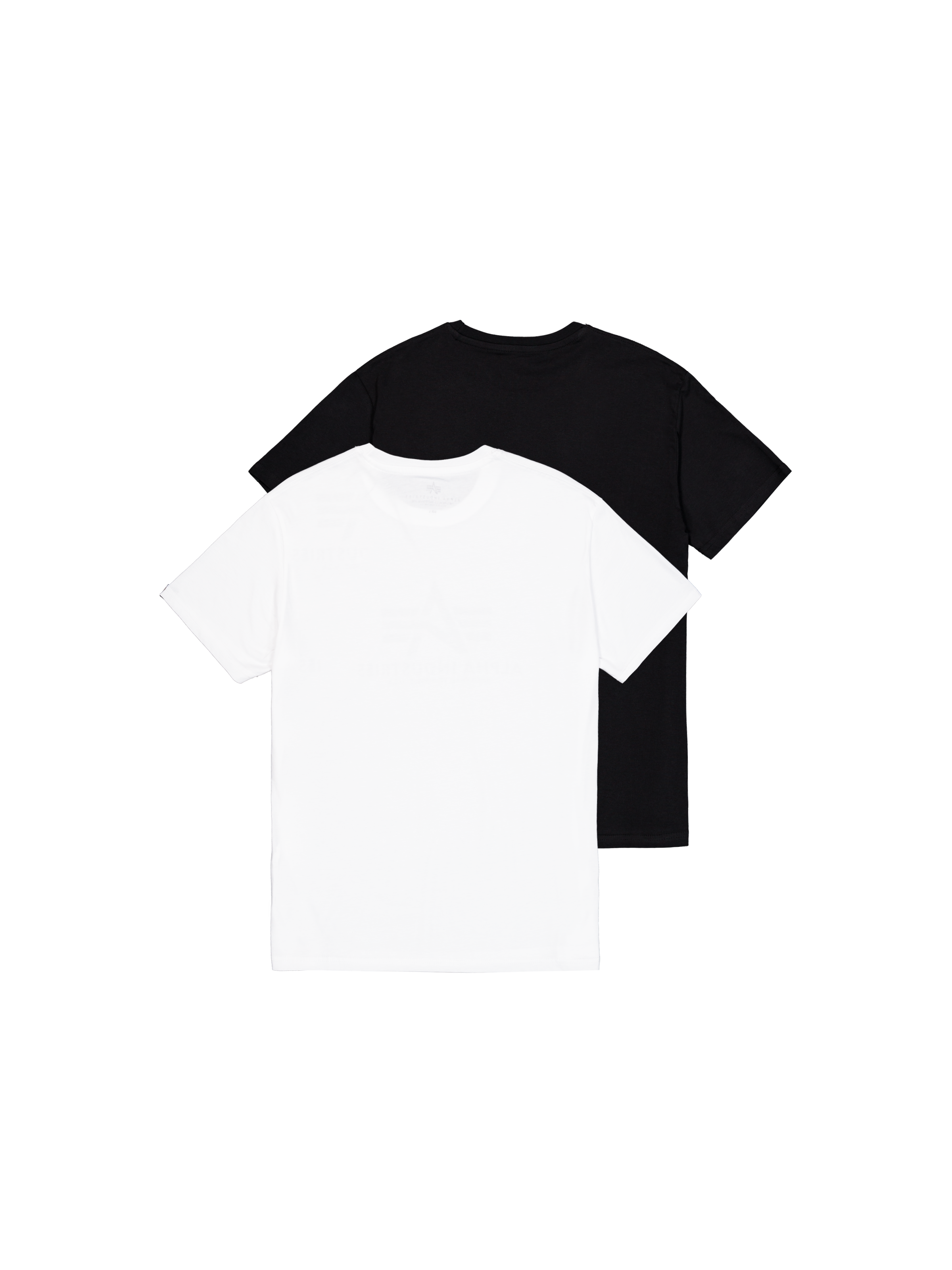Alpha Label T-Shirt 2 Pack black/white 118534_95_1_flatlay_00002_103473