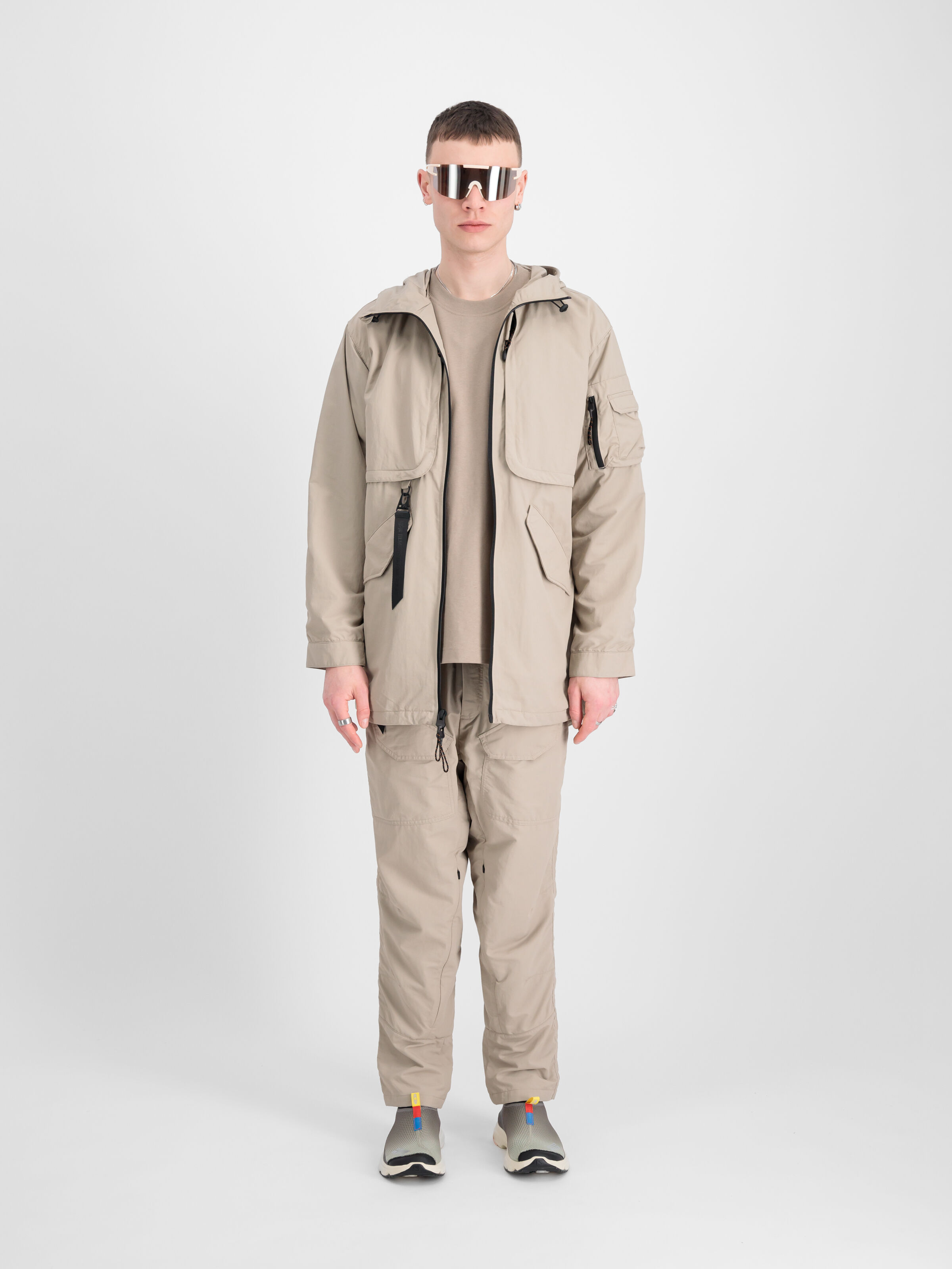Utility UV Fishtail Jacket vintage sand 146117UV_679_2_model_00001_102838
