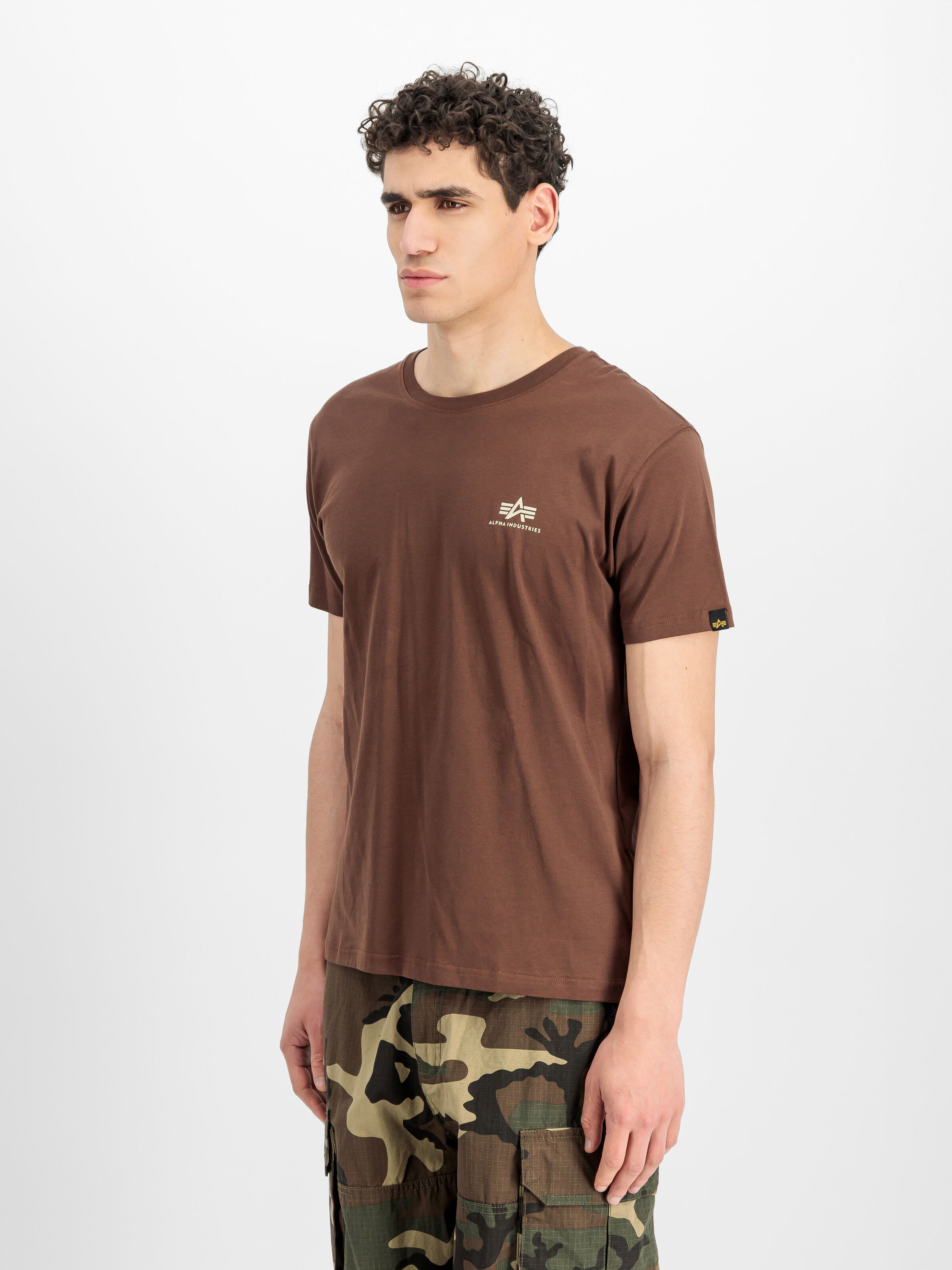 Basic Small Logo T-Shirt powder brown 188505_204_2_model_00002_228460
