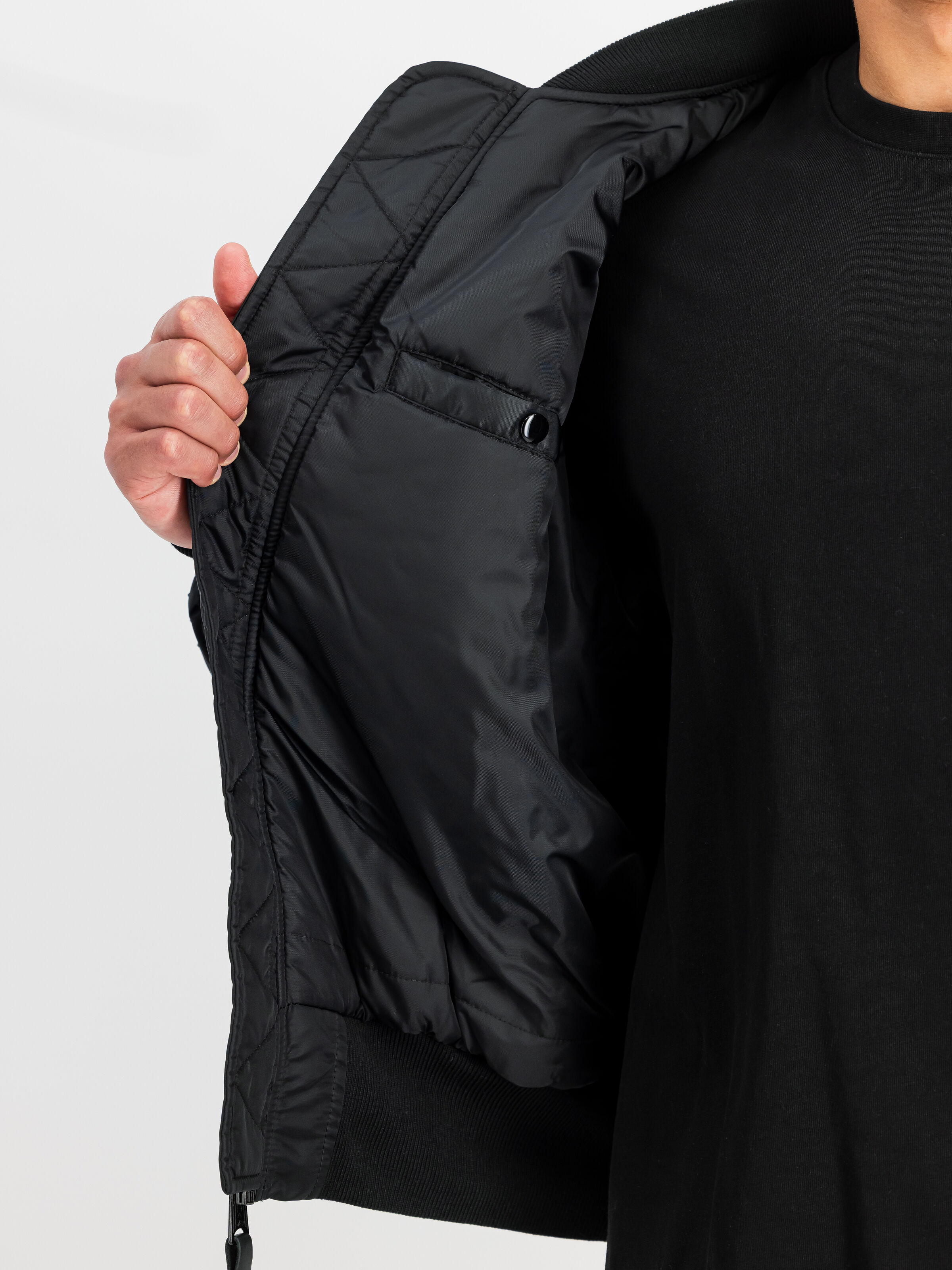 MA-1 Crystal Unisex Bomber Jacket black 258126_03_3_detail_00001_195986