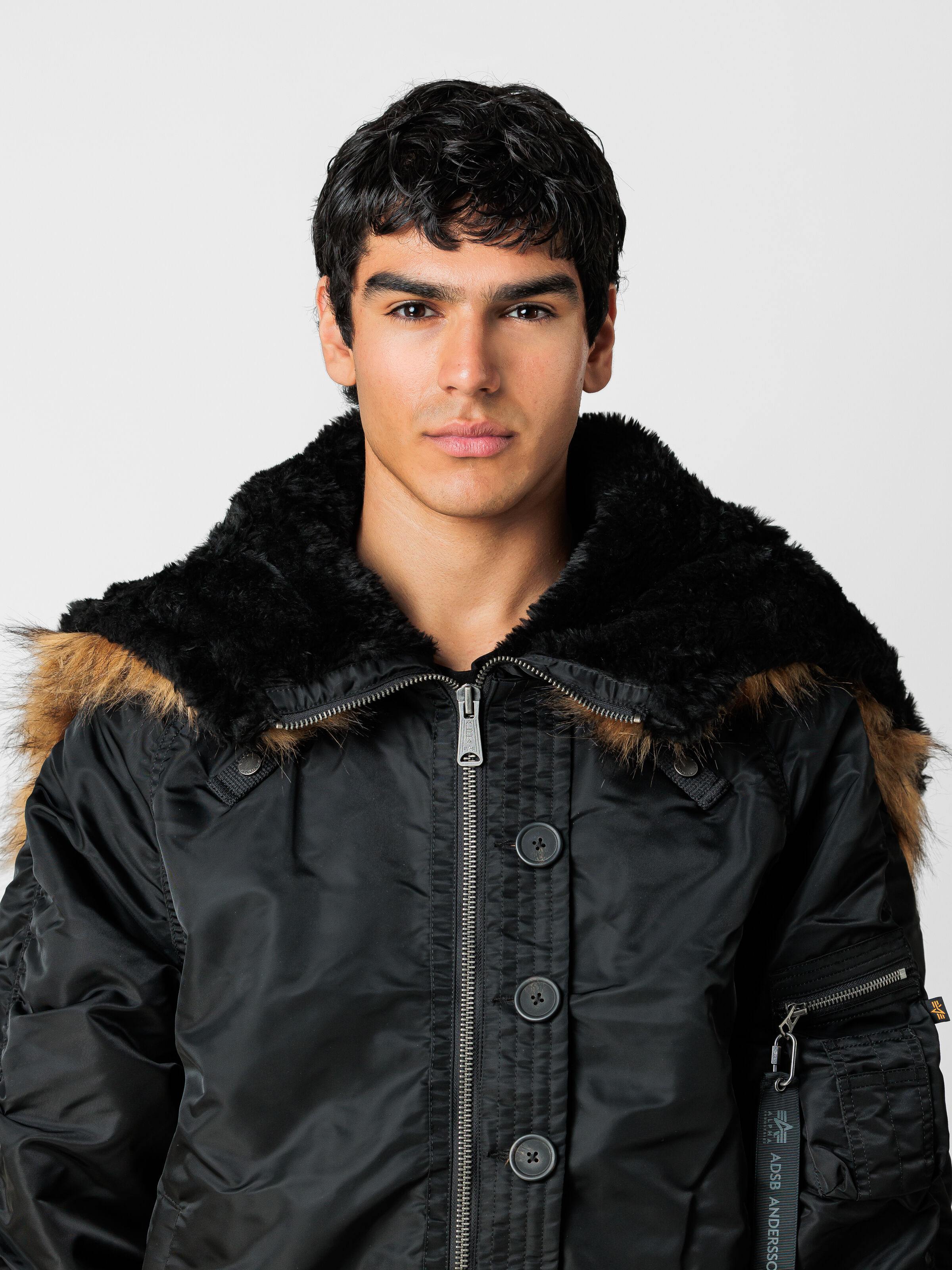 ALPHA x ANDERSSON BELL Layered N-2B Vest black 268174_03_2_model_00005_250733