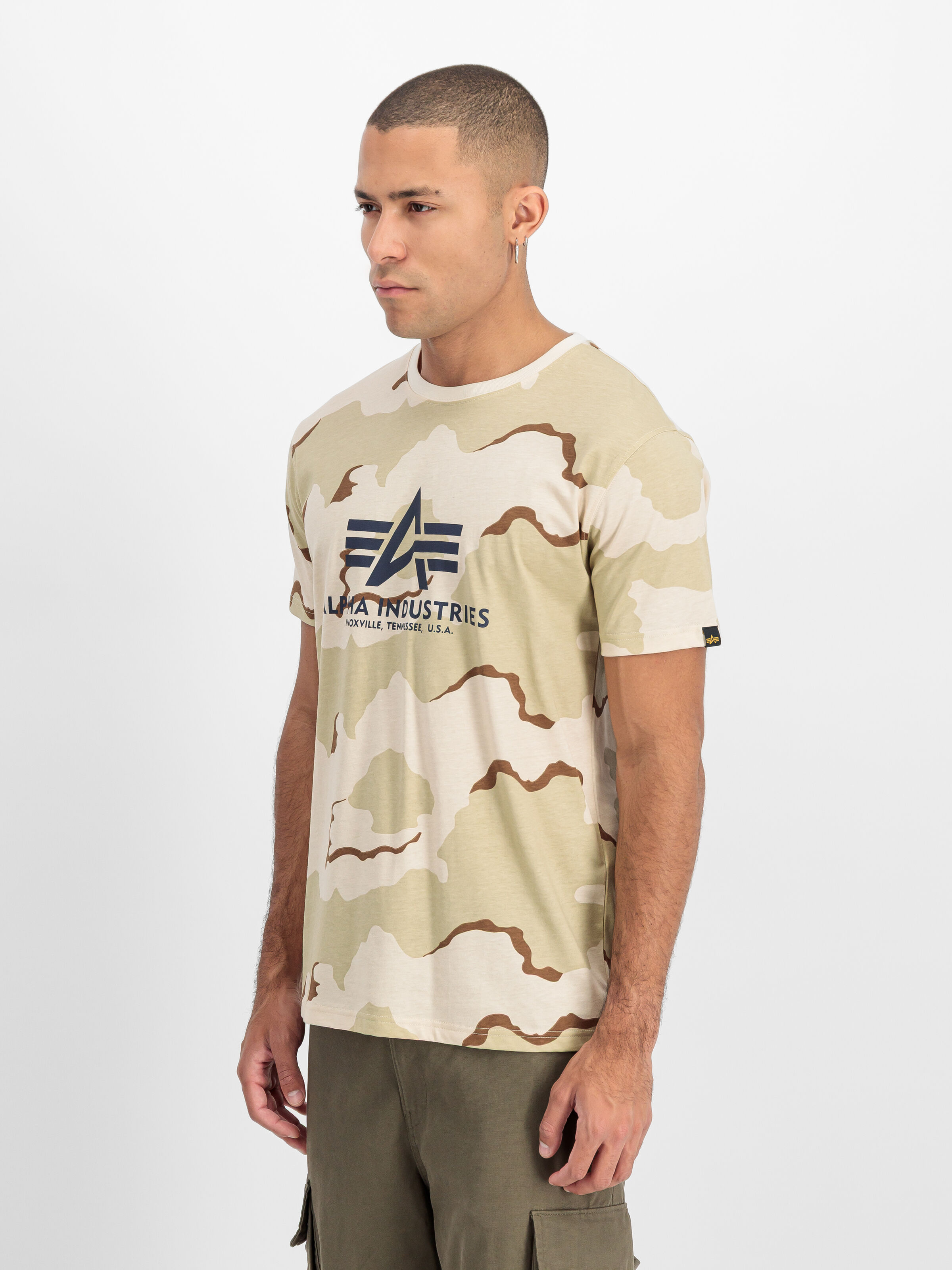 Basic Big Logo Camo T-Shirt desert camo 91 100501C_99_2_model_00002_209272