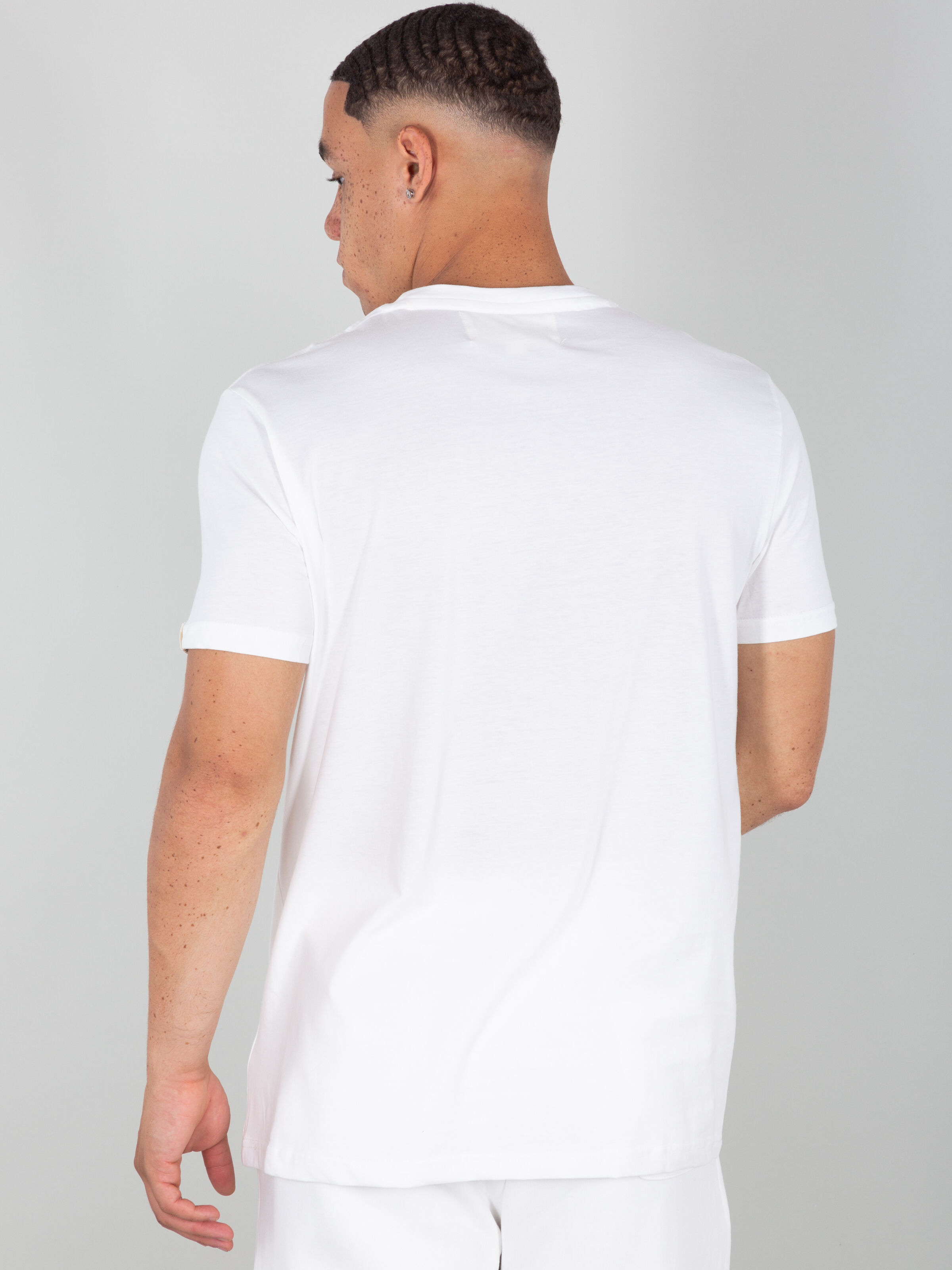 Organics Embroidery T-Shirt organic white 118529_626_alpha-industries-organics-emb-t-004_183184