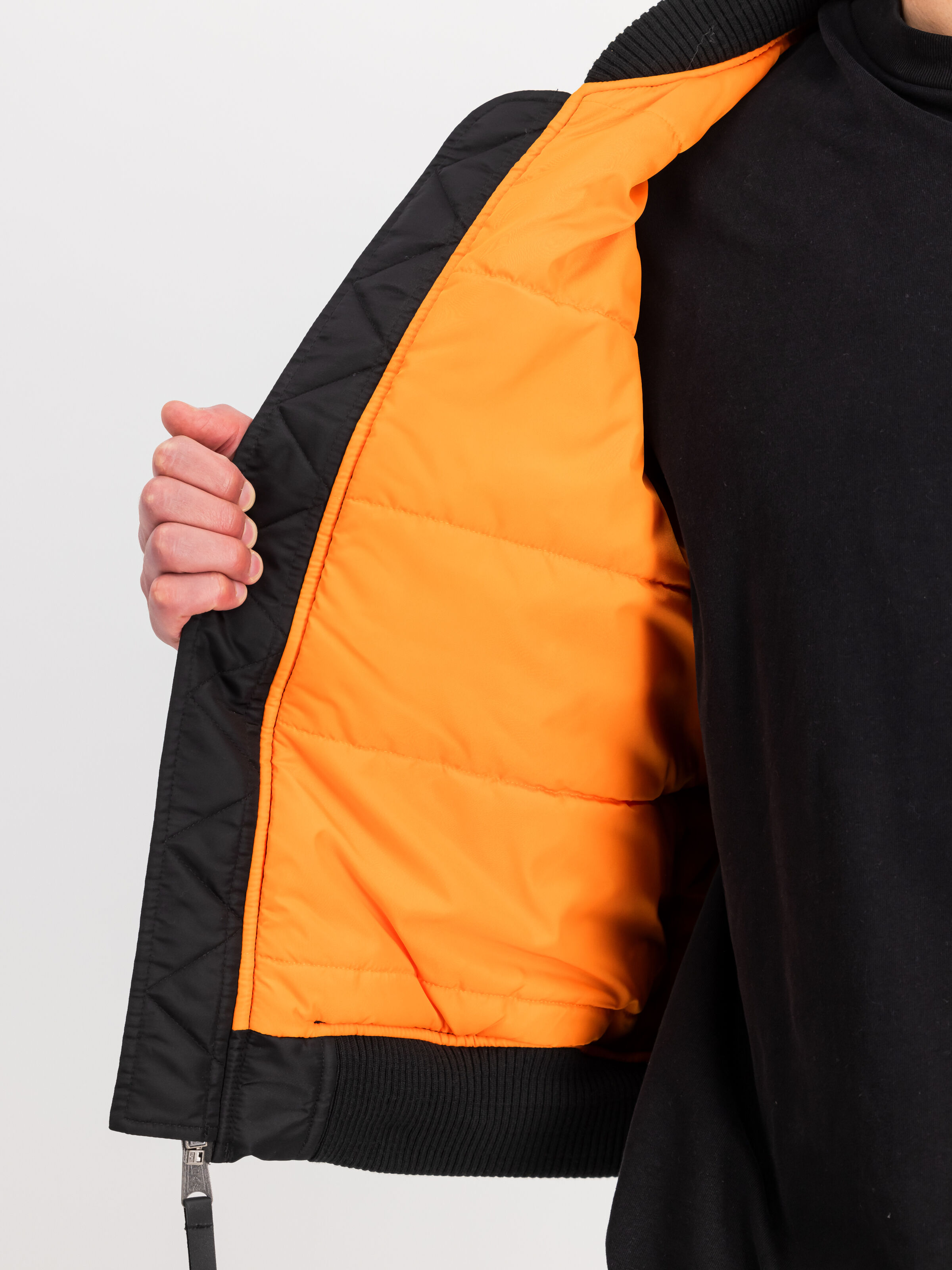 MA-1 Teddy Bomber Jacket black 258118_03_3_detail_00001_163113