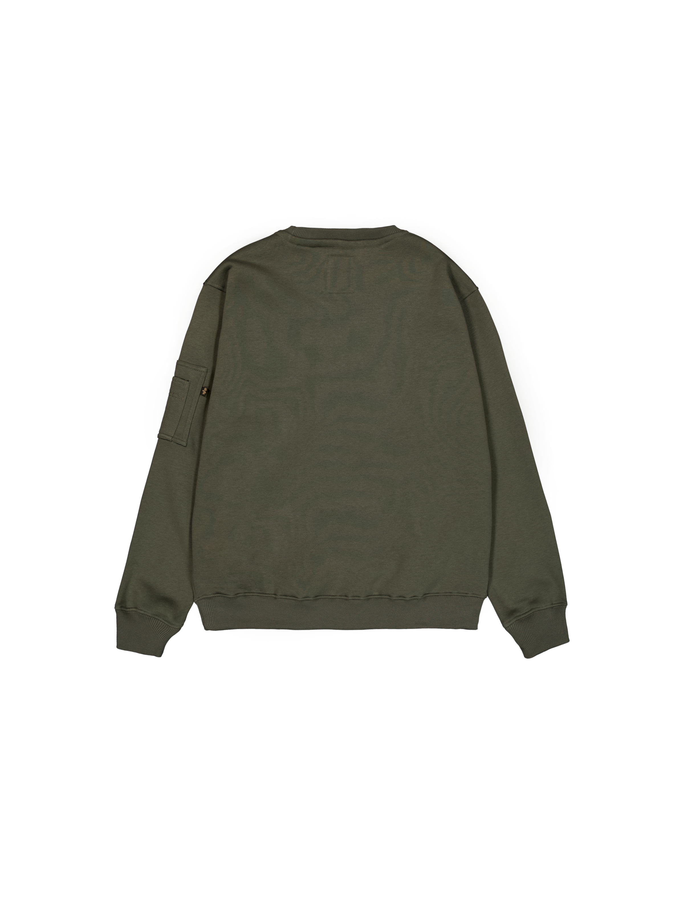 Satin Logo Sweatshirt dark olive 148311_142_1_flatlay_00002_98551