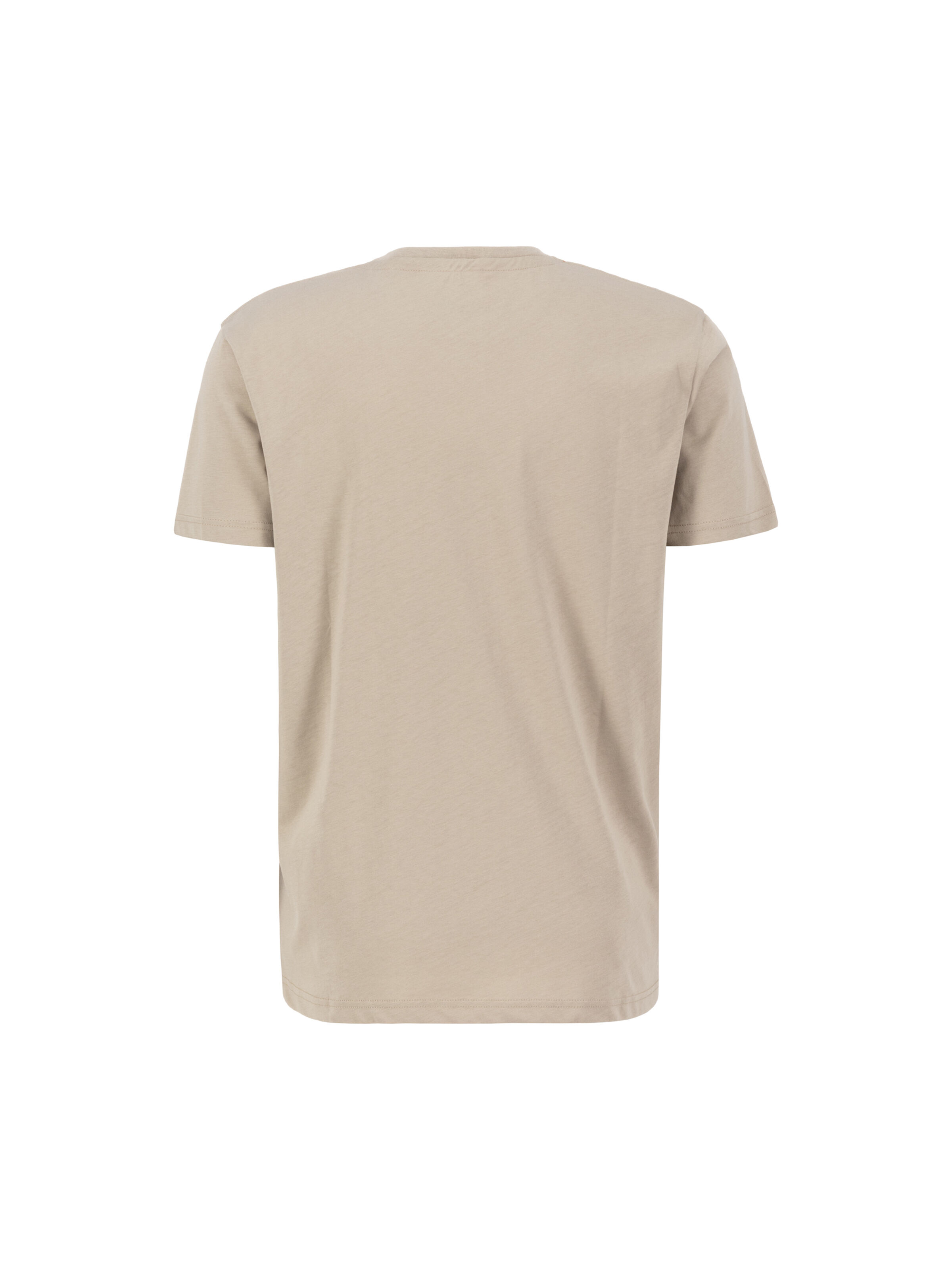 Alpha Label Puff Print T-Shirt vintage sand 118502PP_679_002_183196