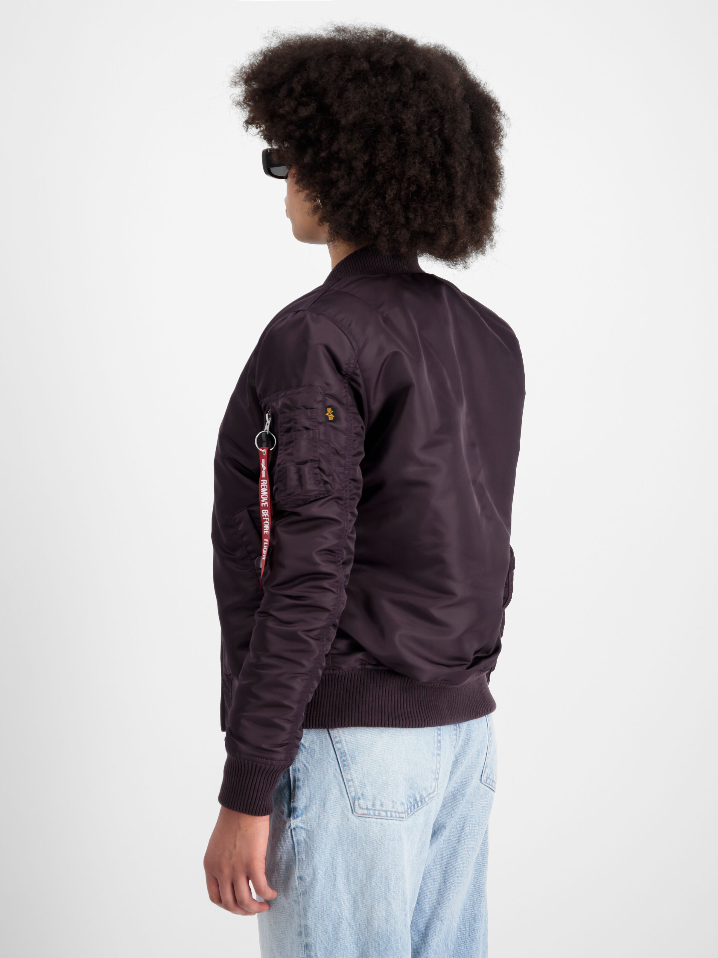 MA-1 VF 59 Bomber Jacket Women Plum 133009_719_2_model_00004_97660