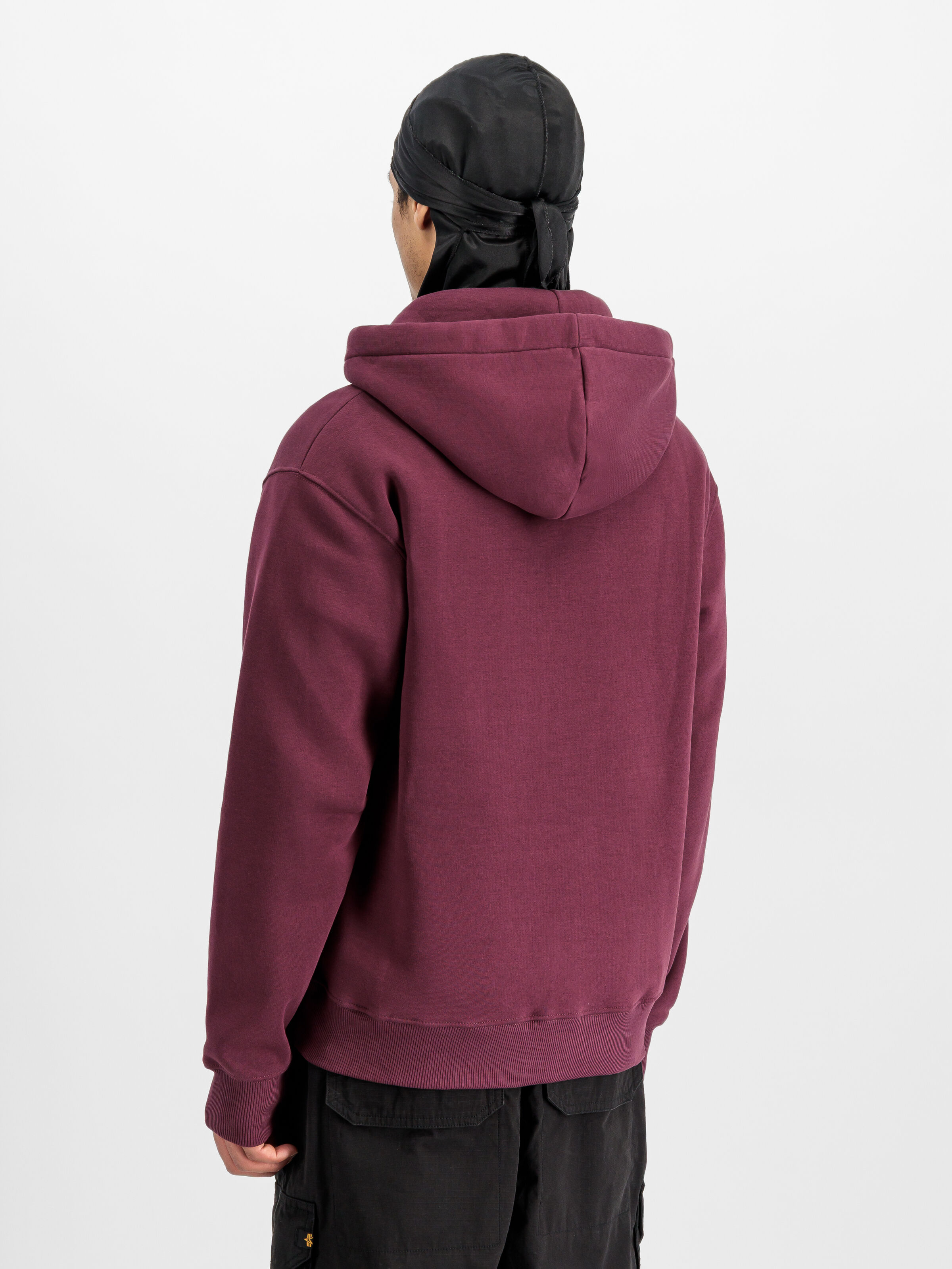 Basic Big Logo Hoodie dark cherry 178312_608_2_model_00003_166347