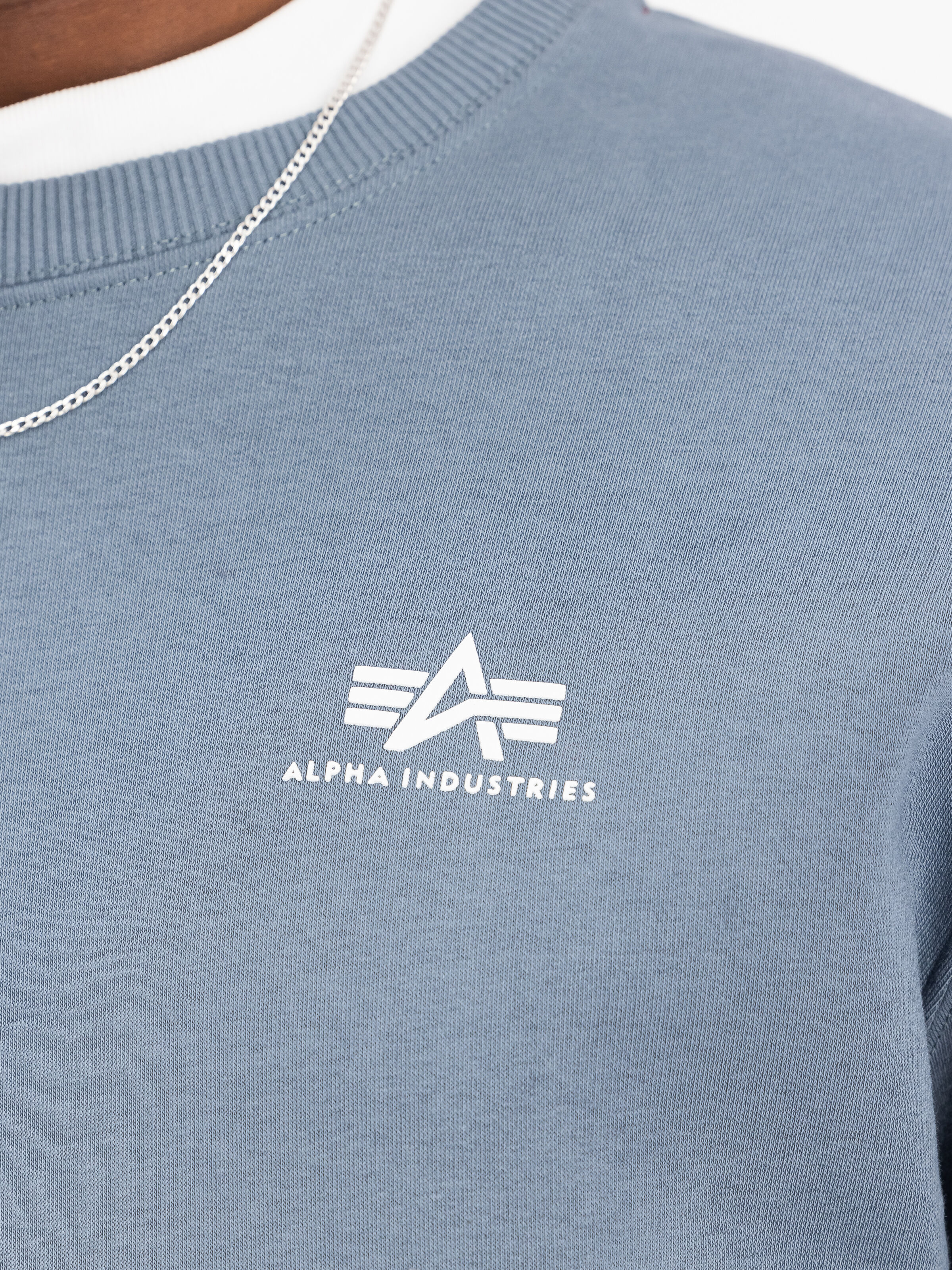 Basic Small Logo Sweatshirt denim blue 188307_439_3_detail_00001_160122