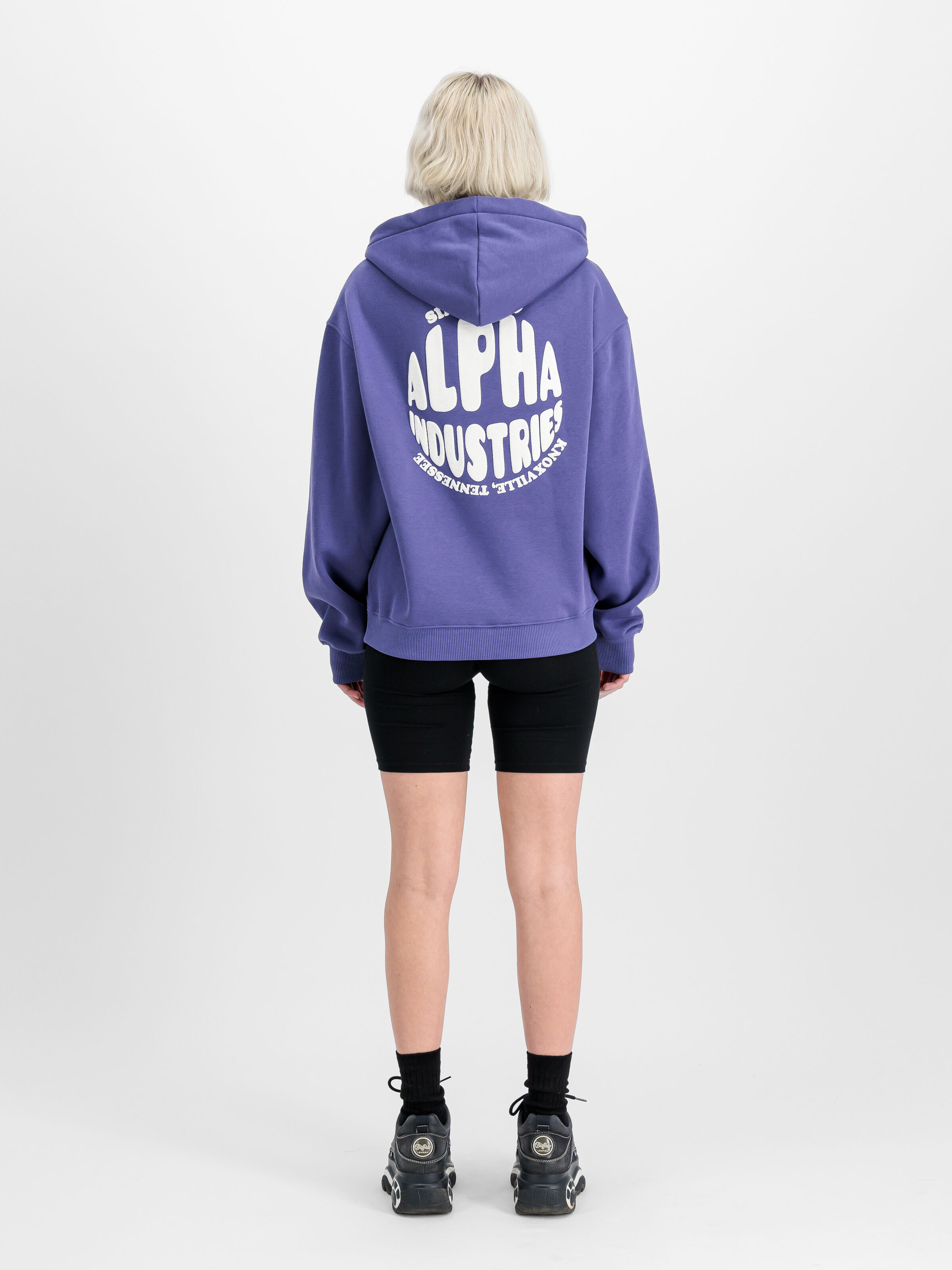 Logo Backprint Hoodie Women night purple 156041_735_2_model_00002_142259