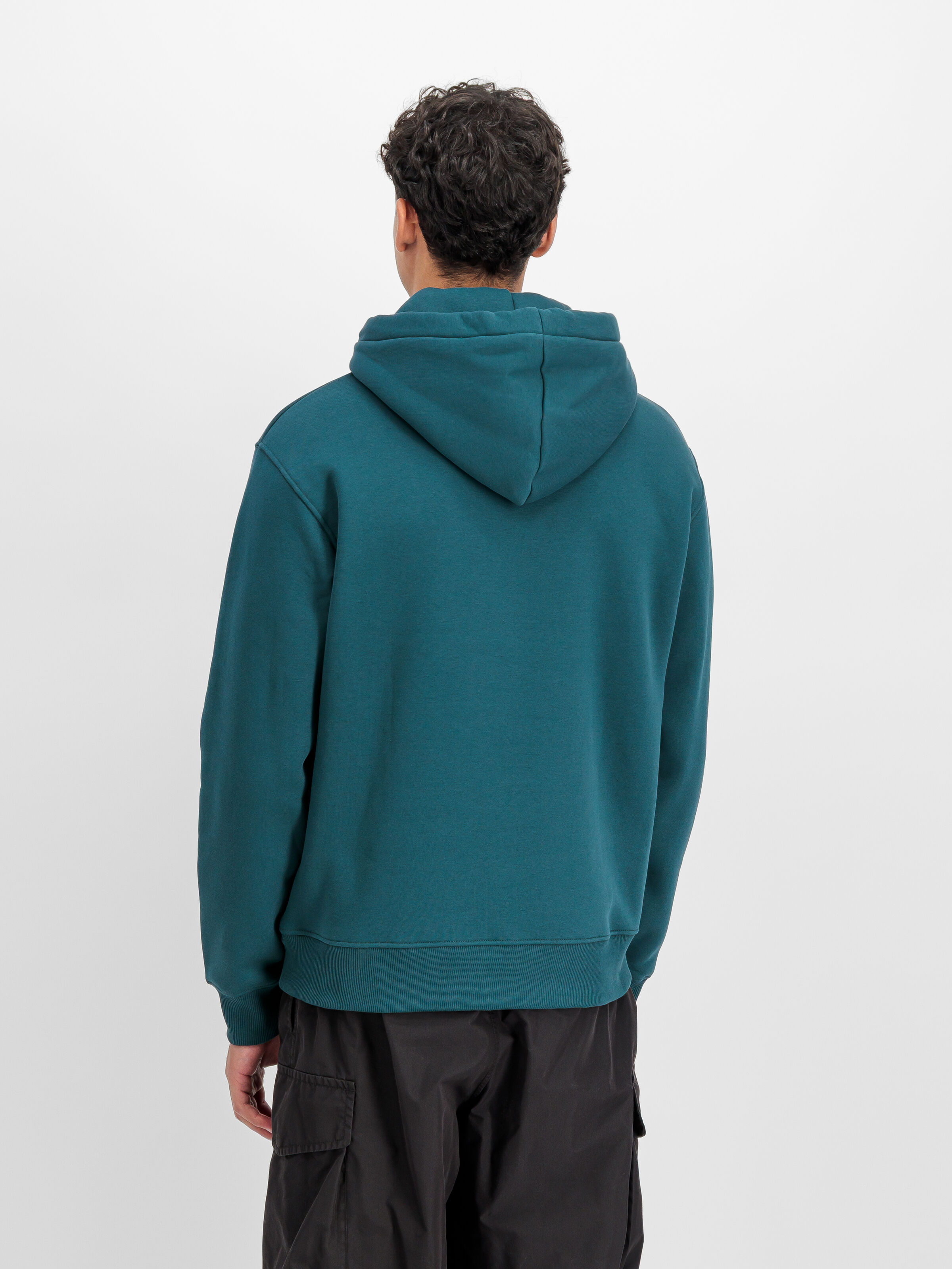 Basic Big Logo Hoodie deep petrol 178312_609_2_model_00003_197993