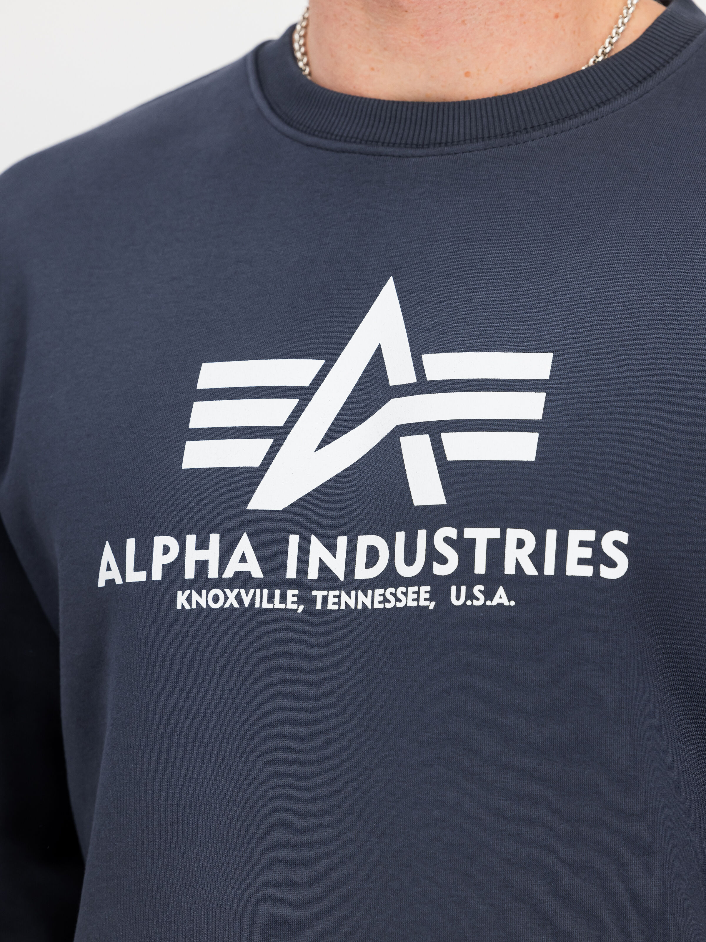 Basic Big Logo Sweatshirt navy 178302_02_3_detail_00001_191292