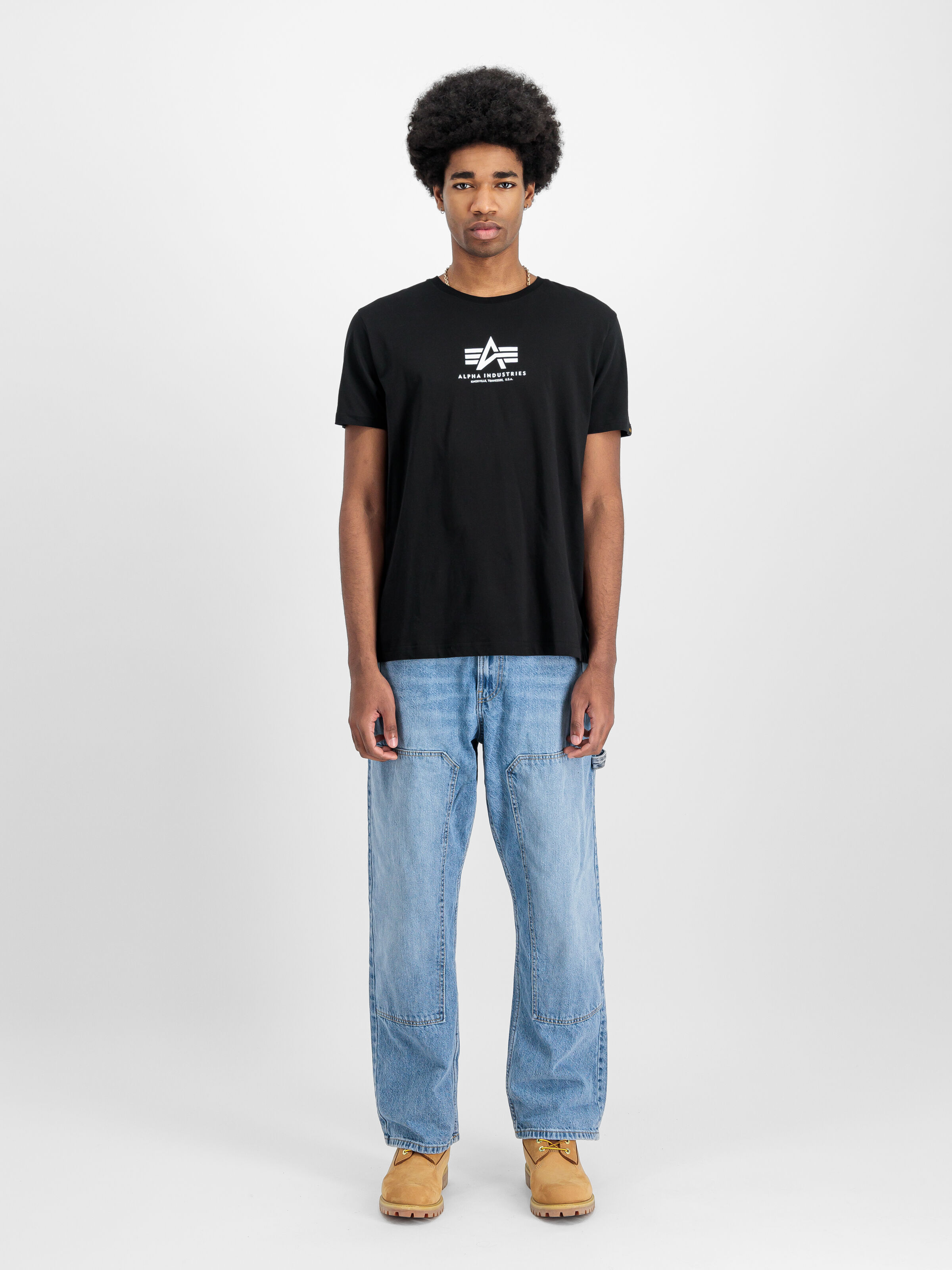 Basic Mid Logo T-Shirt black 118533_03_2_model_00001_130733