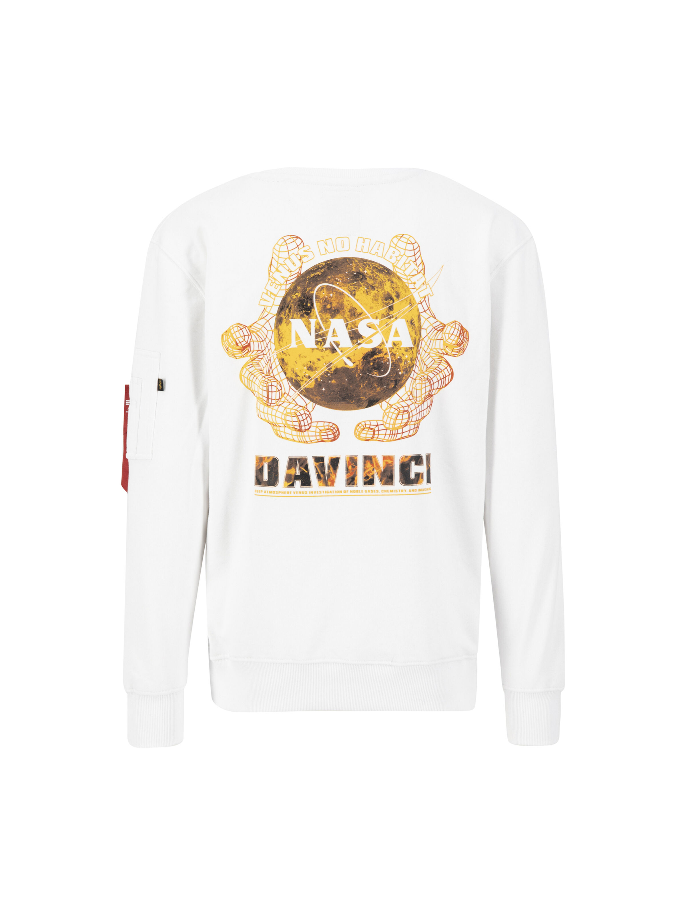 NASA Davinci Sweatshirt white 136303_09_02_217180