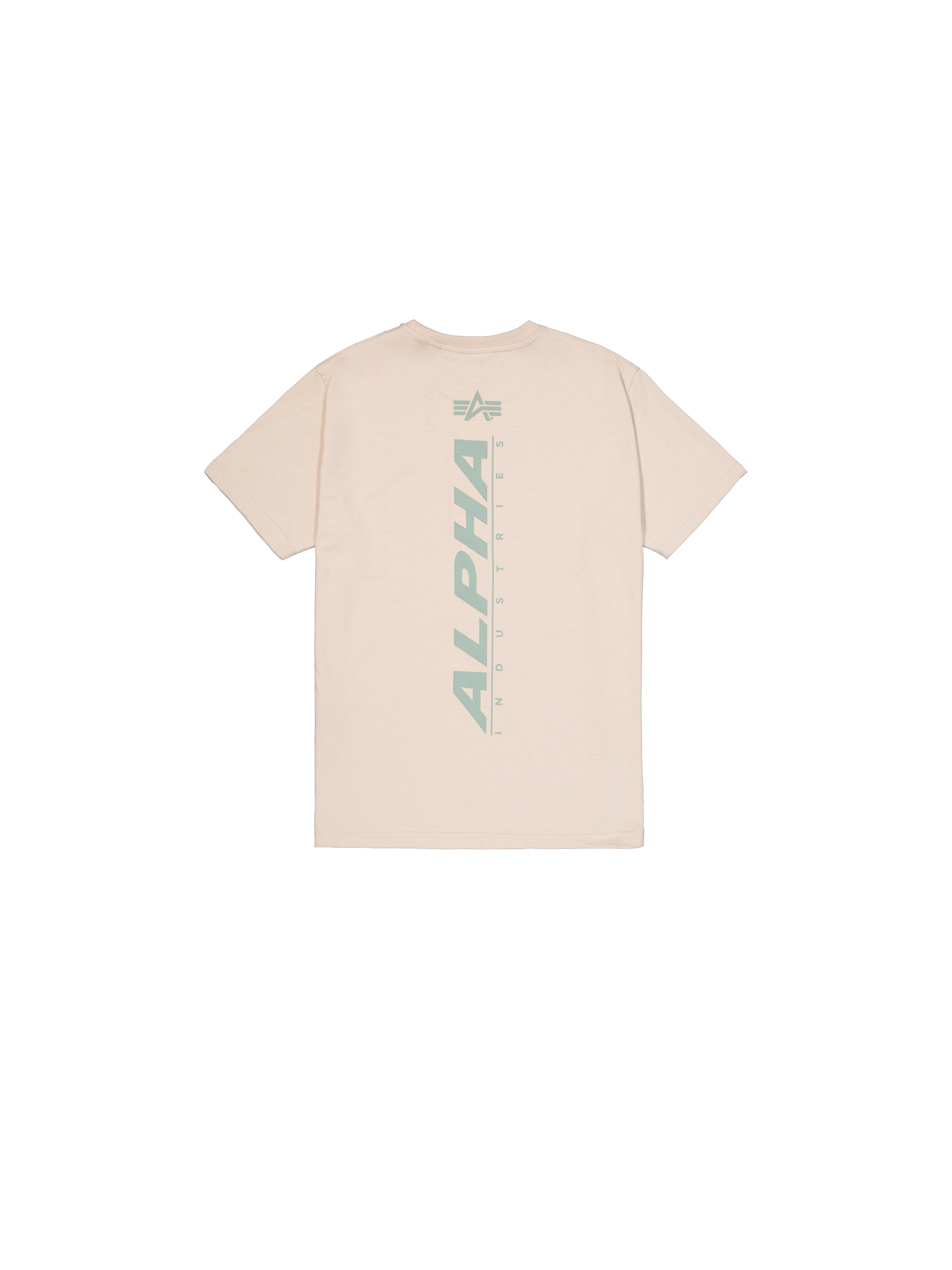 Alpha Backprint Puff T-Shirt organic beige 258526_627_1_flatlay_00002_159696