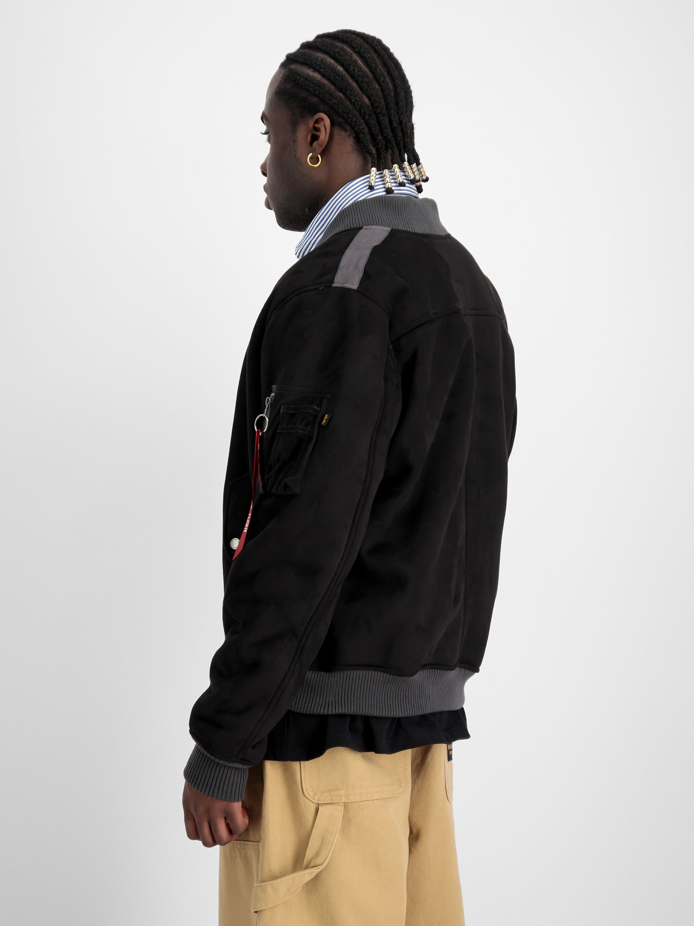 MA-1 Faux Suede Bomber Jacket black 148122_03_2_model__00004_98962