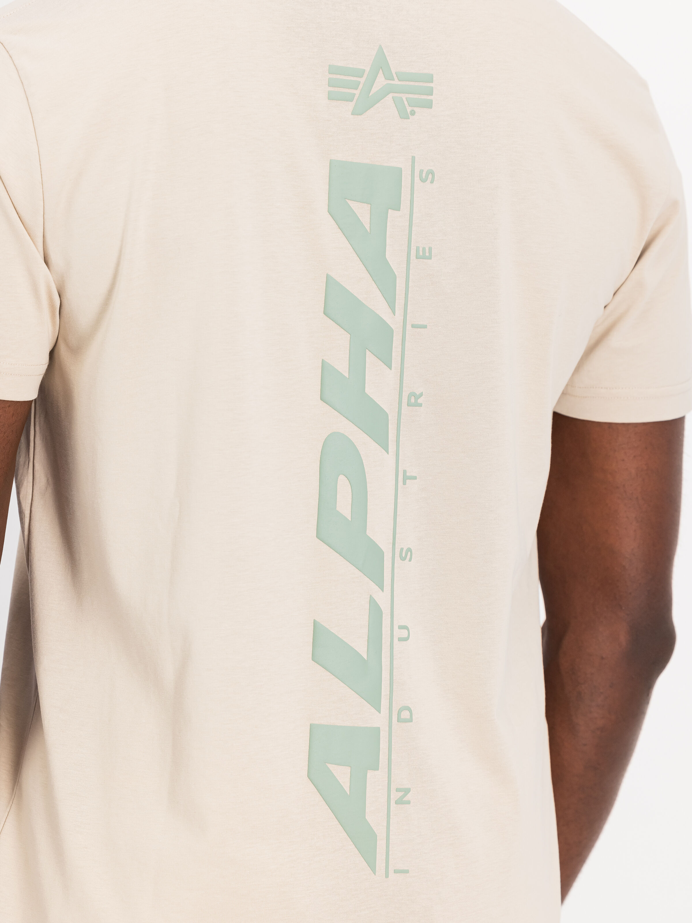 Alpha Backprint Puff T-Shirt organic beige 258526_627_3_detail_00002_159701