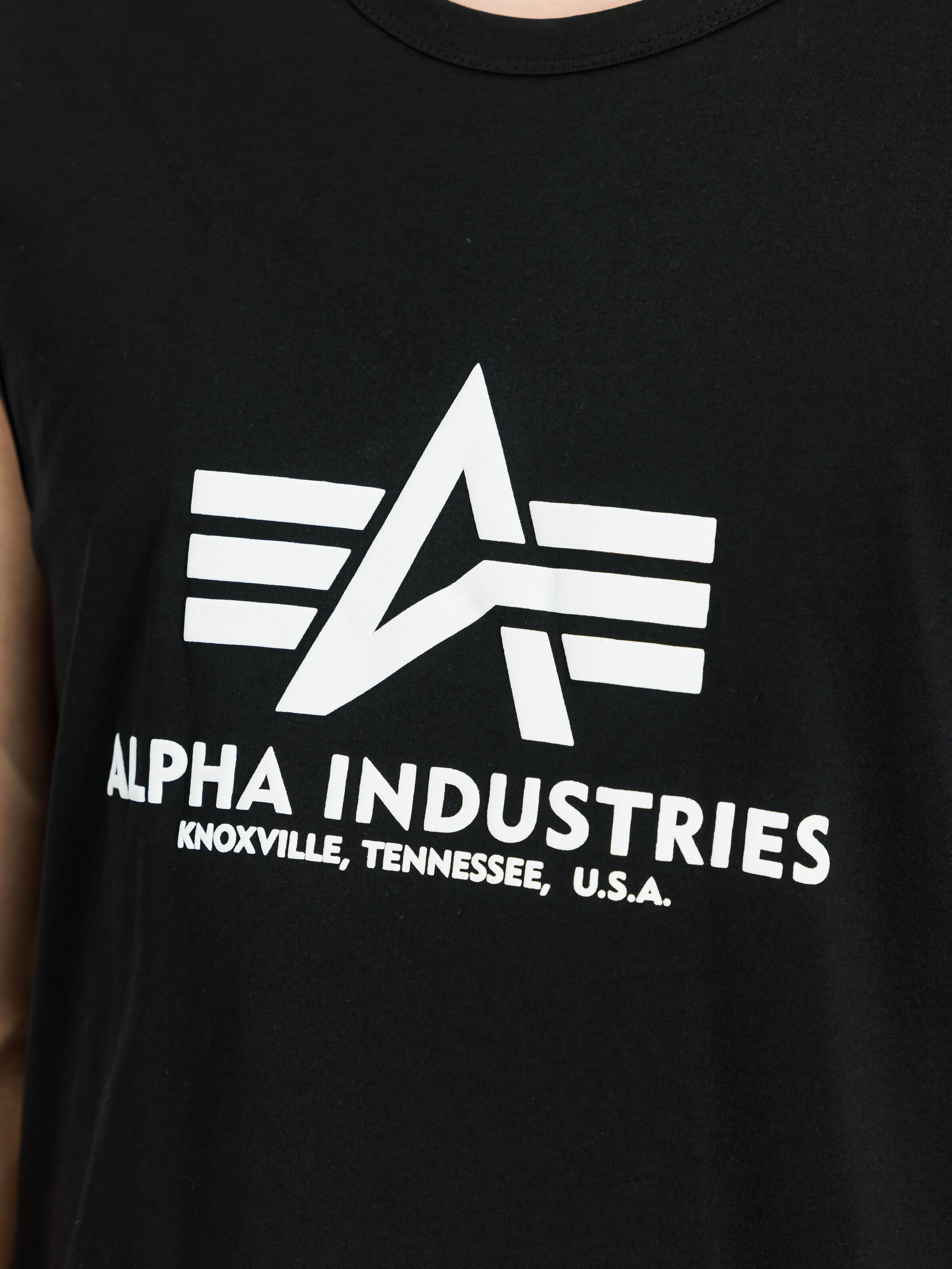 Basic Big Logo Puff Print Tank black 266561_03_3_detail_00001_219706