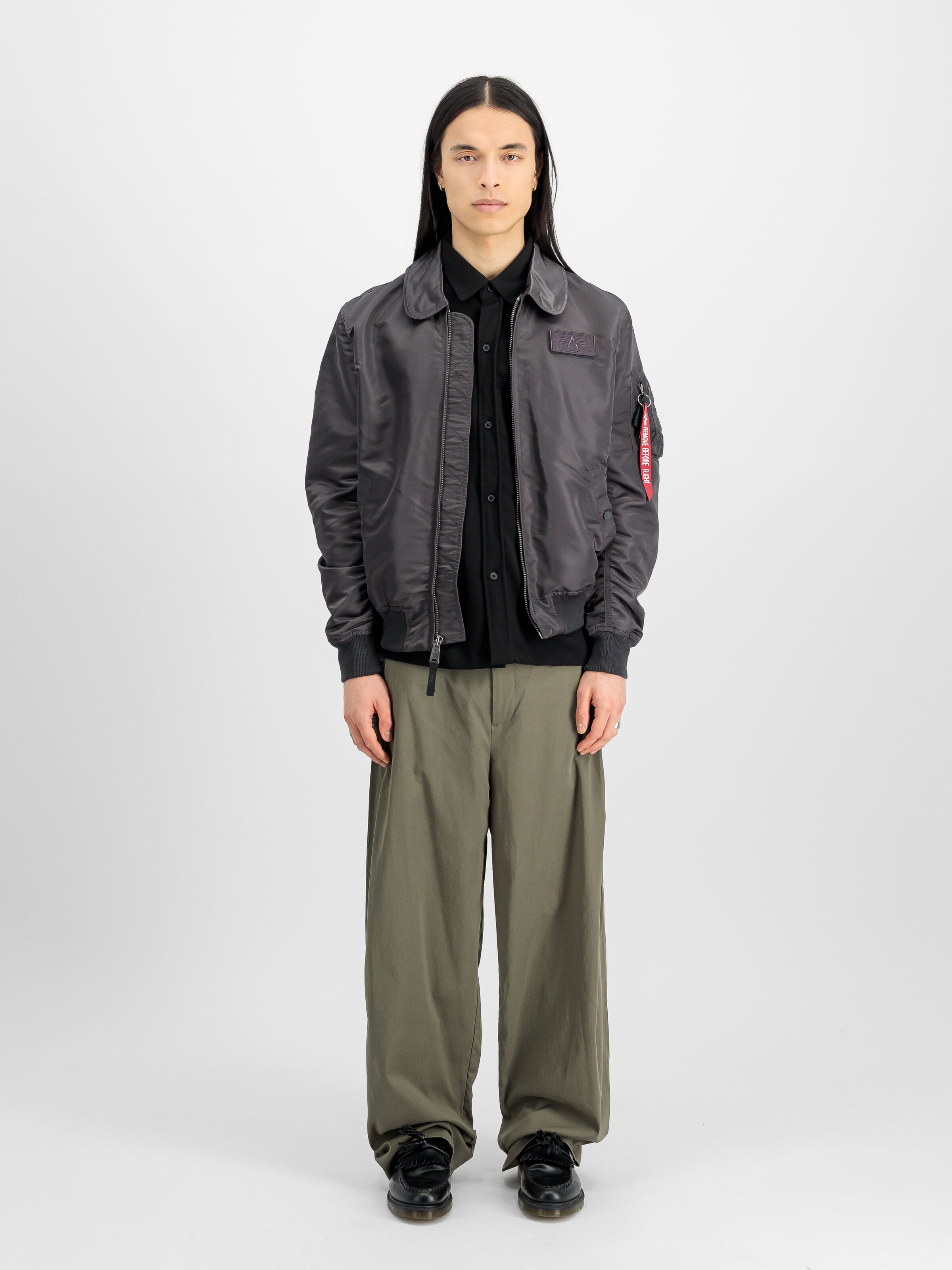Flying Tigers CWU Light Bomber Jacket vintage grey 156128_684_2_model_00001_148295