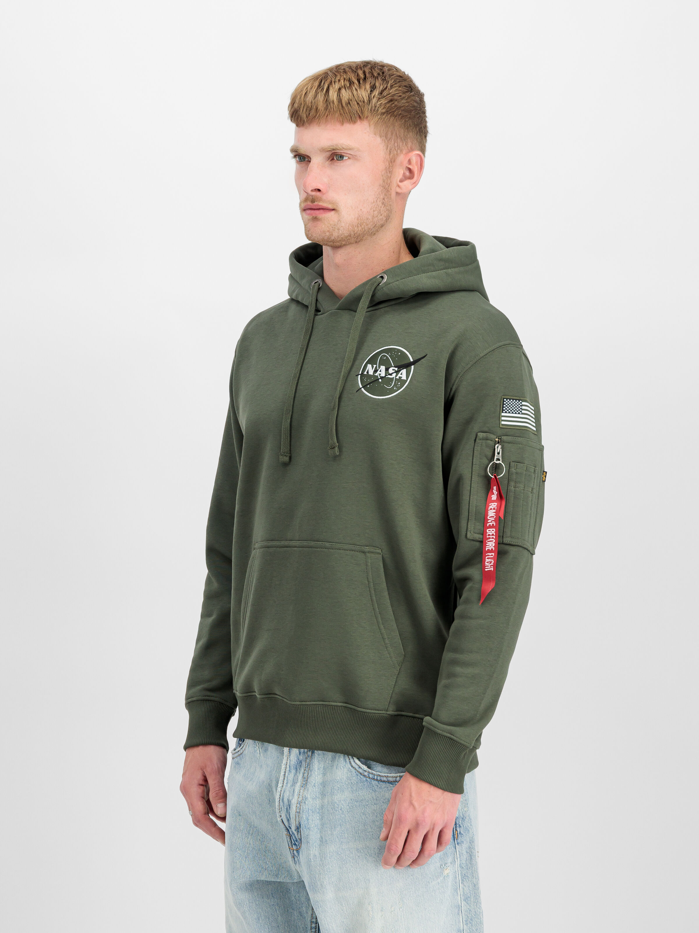 Space Shuttle Hoodie dark olive 178317_142_2_model_00002_191553