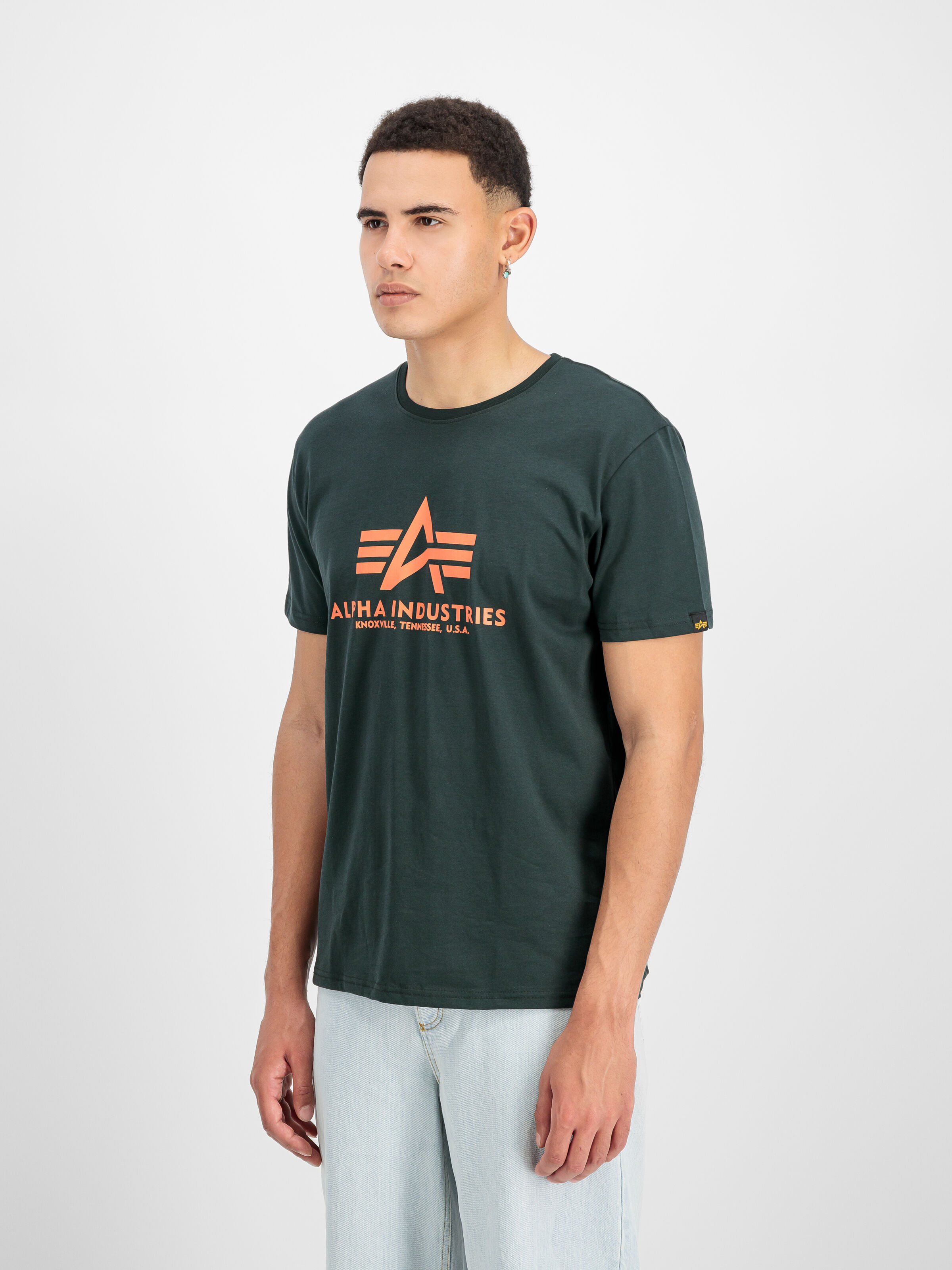 Basic Big Logo T-Shirt dark petrol 100501_353_2_model_00002_184822