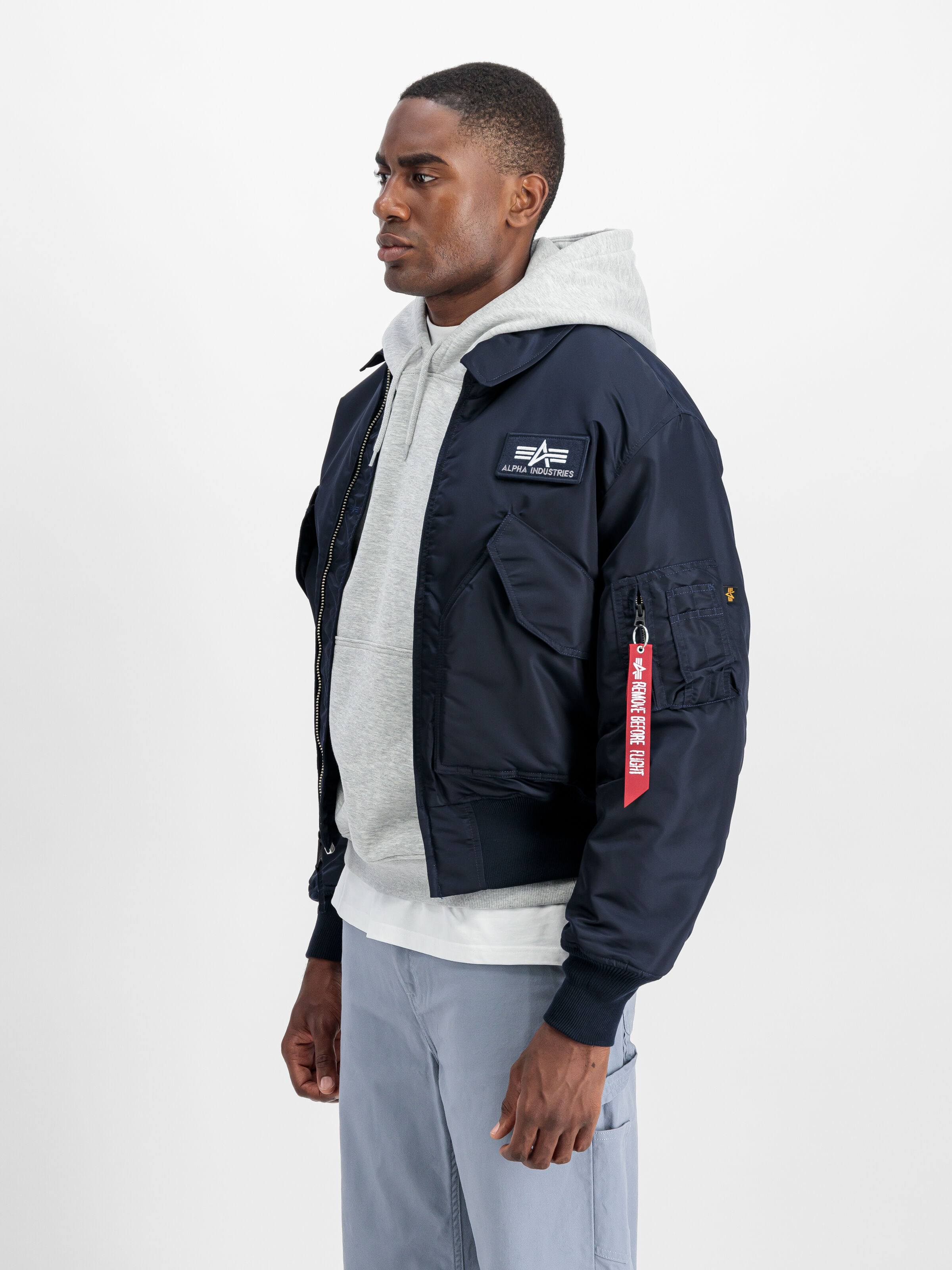 CWU-45 Heritage Bomber Jacket rep.blue 100102_07_2_model_00003_102160
