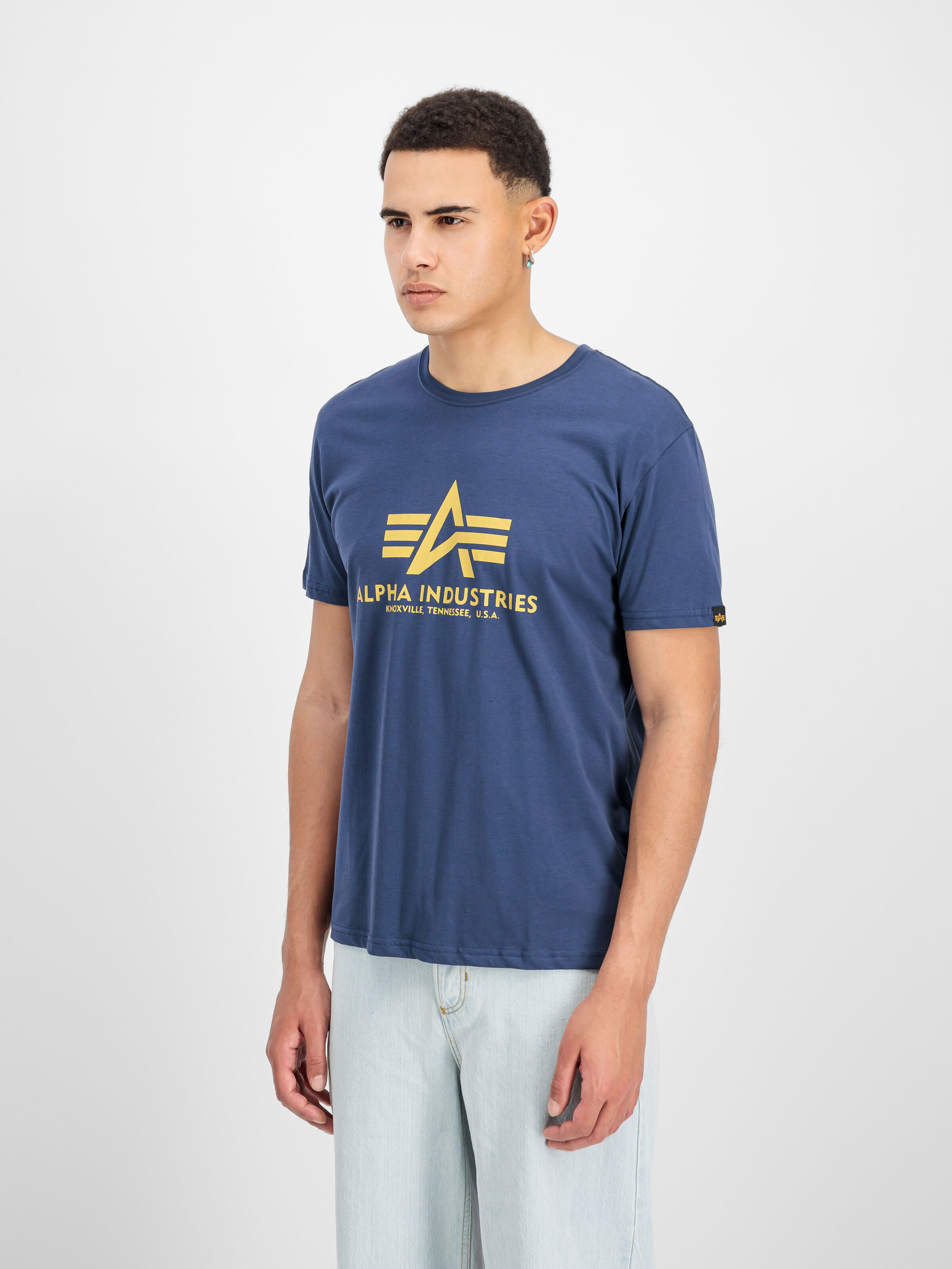 Basic Big Logo T-Shirt new navy 100501_435_2_model_00002_185526