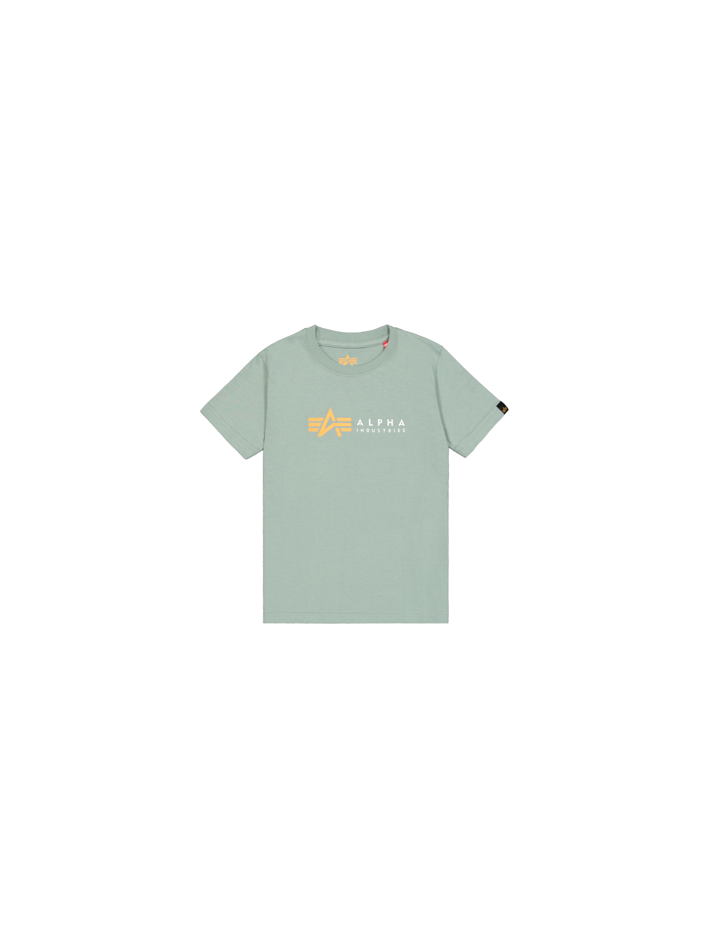 Alpha Label T-Shirt Kids frost green 118709_30_1_flatlay_00001_176163.png