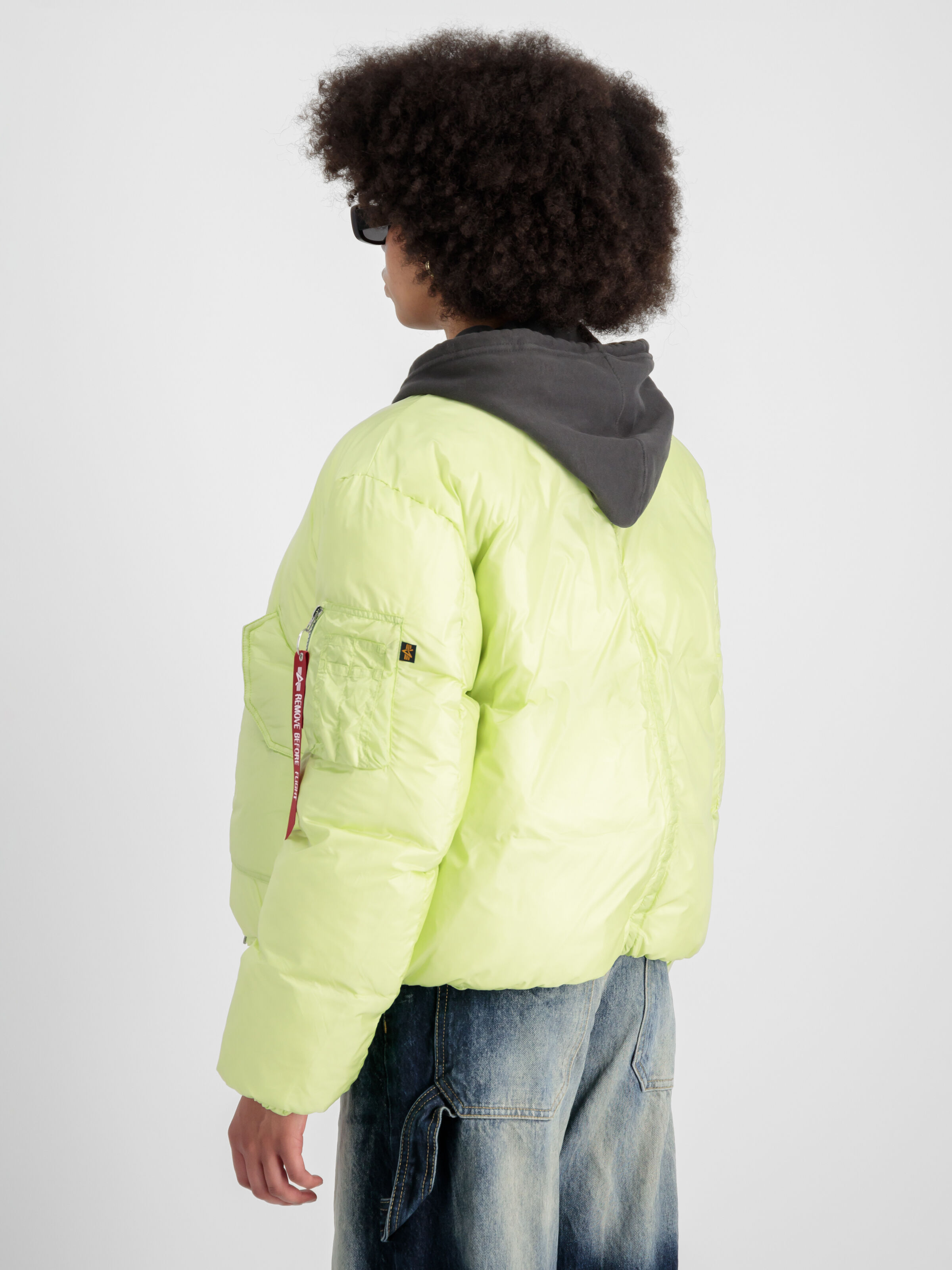 MA-1 Padded Bomber Jacket Women Arctic Lime 148004_722_2_model_00004_99479
