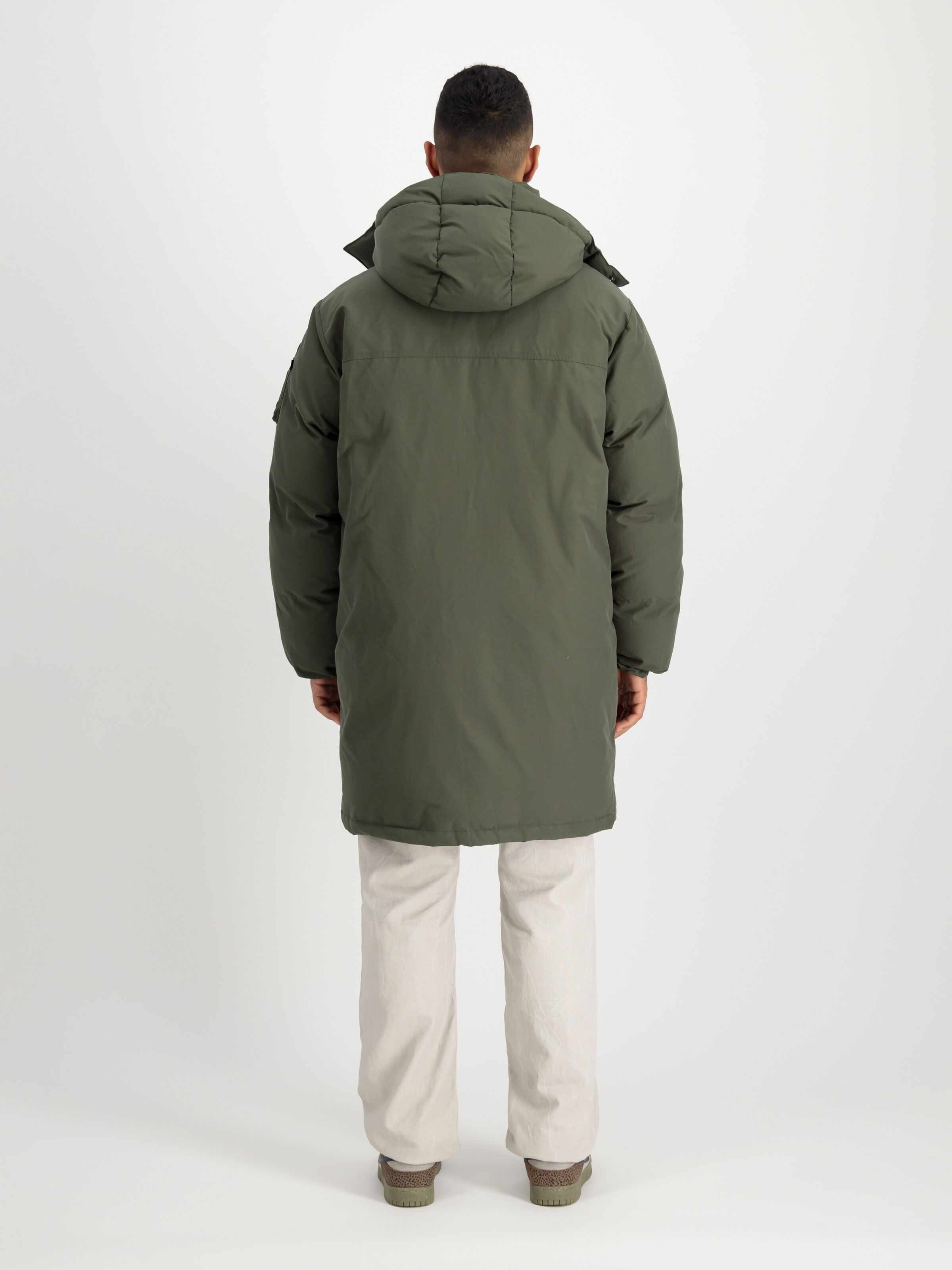 Puffer Parka Winter Jacket dark olive 148124_142_2_model_00002_98882