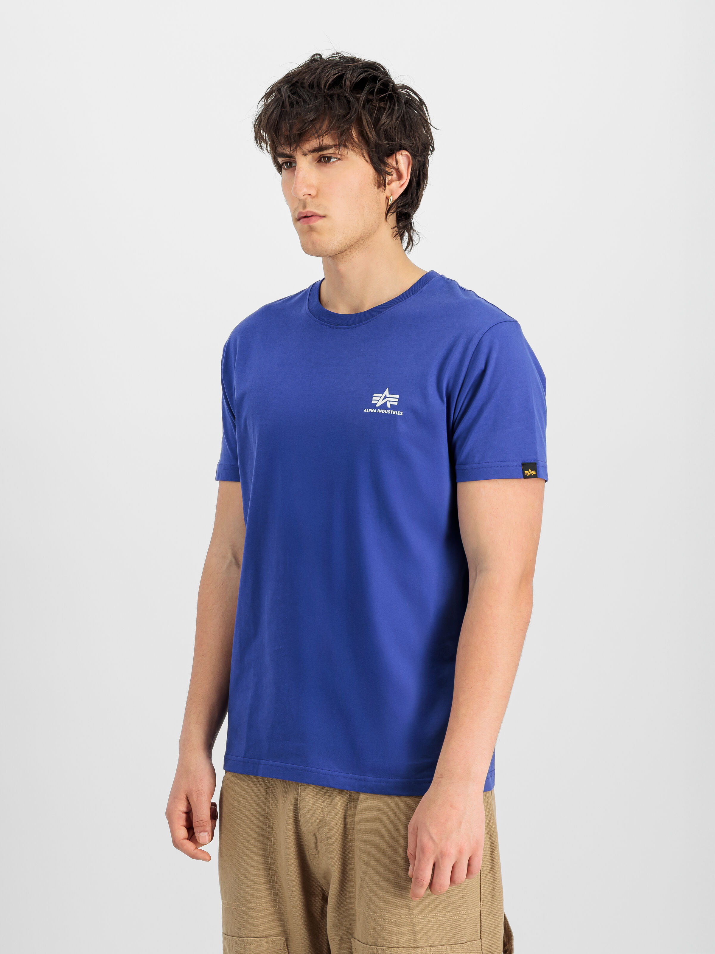 Basic Small Logo T-Shirt galactic blue 188505_402_2_model_00002_233047