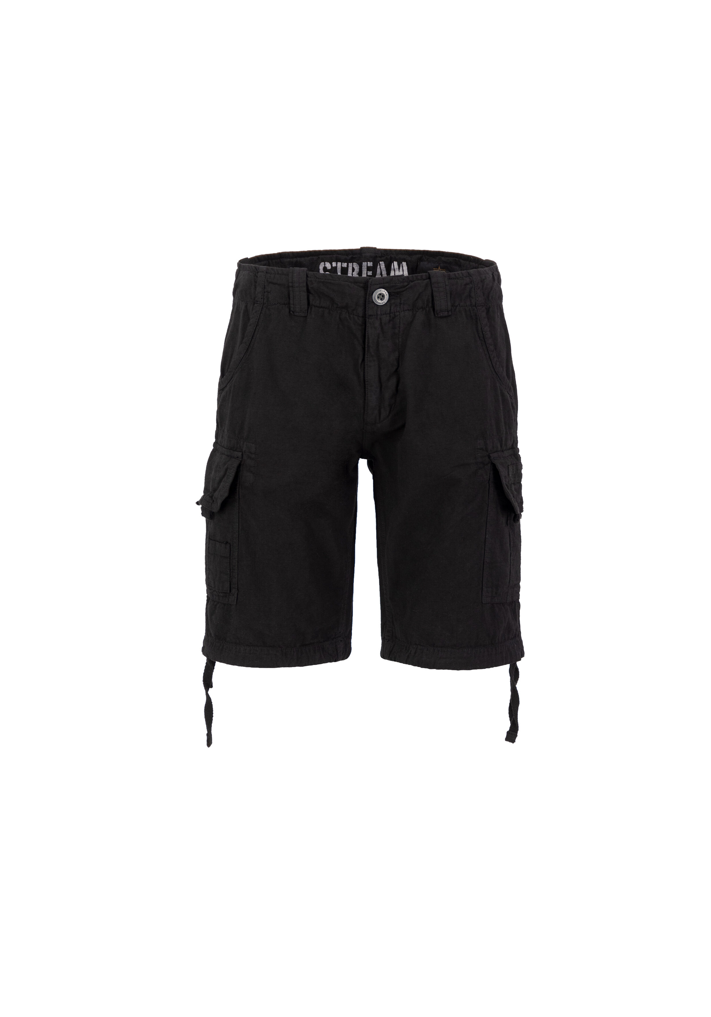 Stream Short black 186206_03_alpha_industries_stream_short_bust_front_122666.jpg