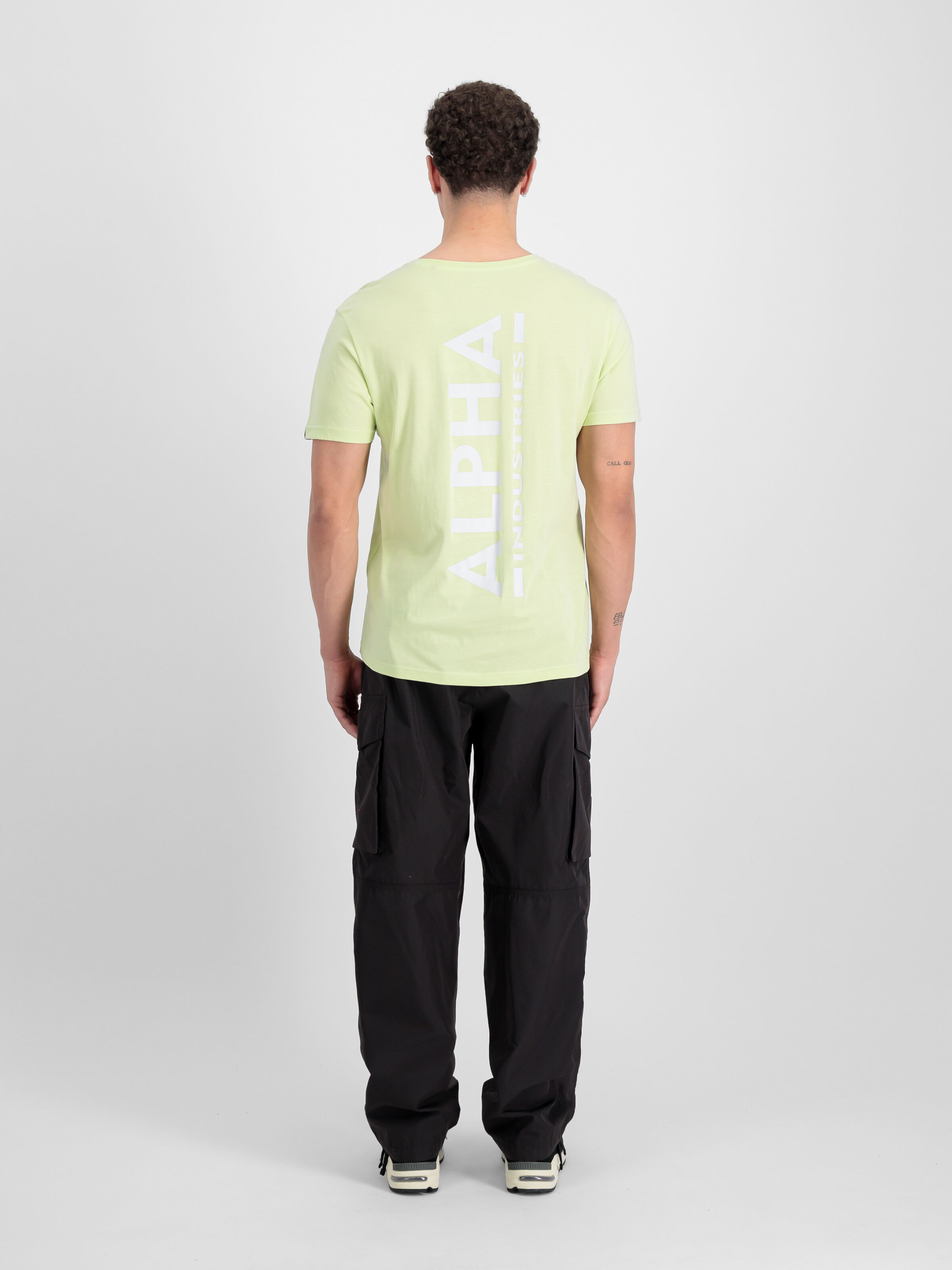 Backprint T-Shirt Arctic Lime 128507_722_2_model_00002_97474