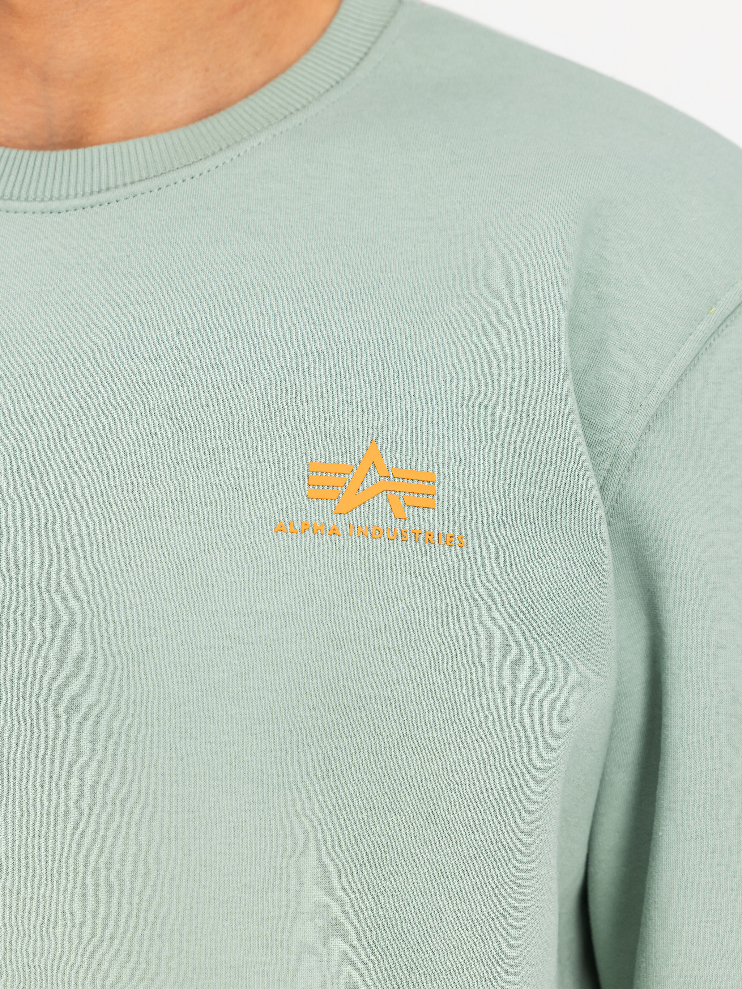 Basic Small Logo Sweatshirt frost green 188307_30_3_detail_00001_196461
