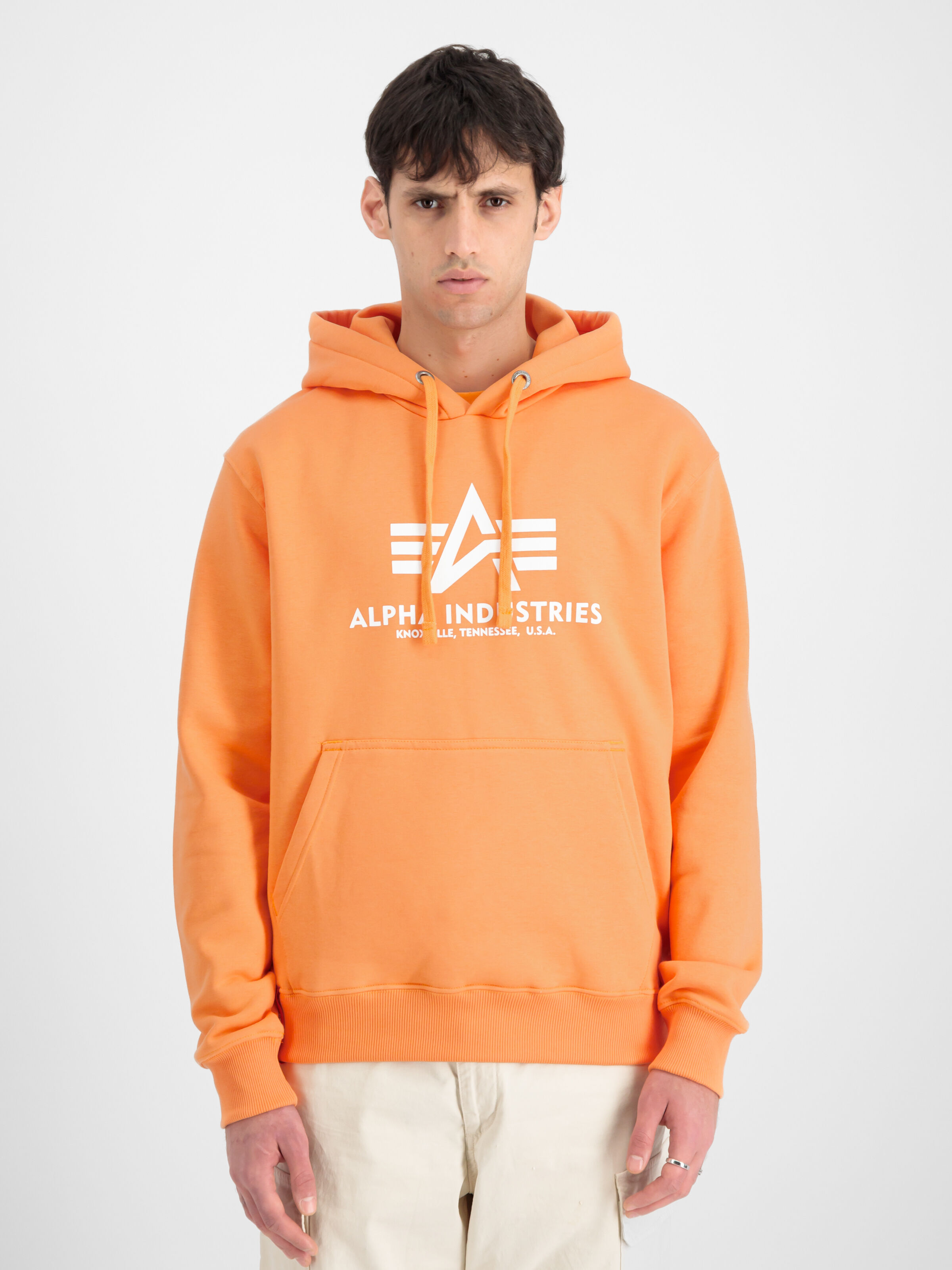 Basic Big Logo Hoodie tangerine 178312_710_00006_182677
