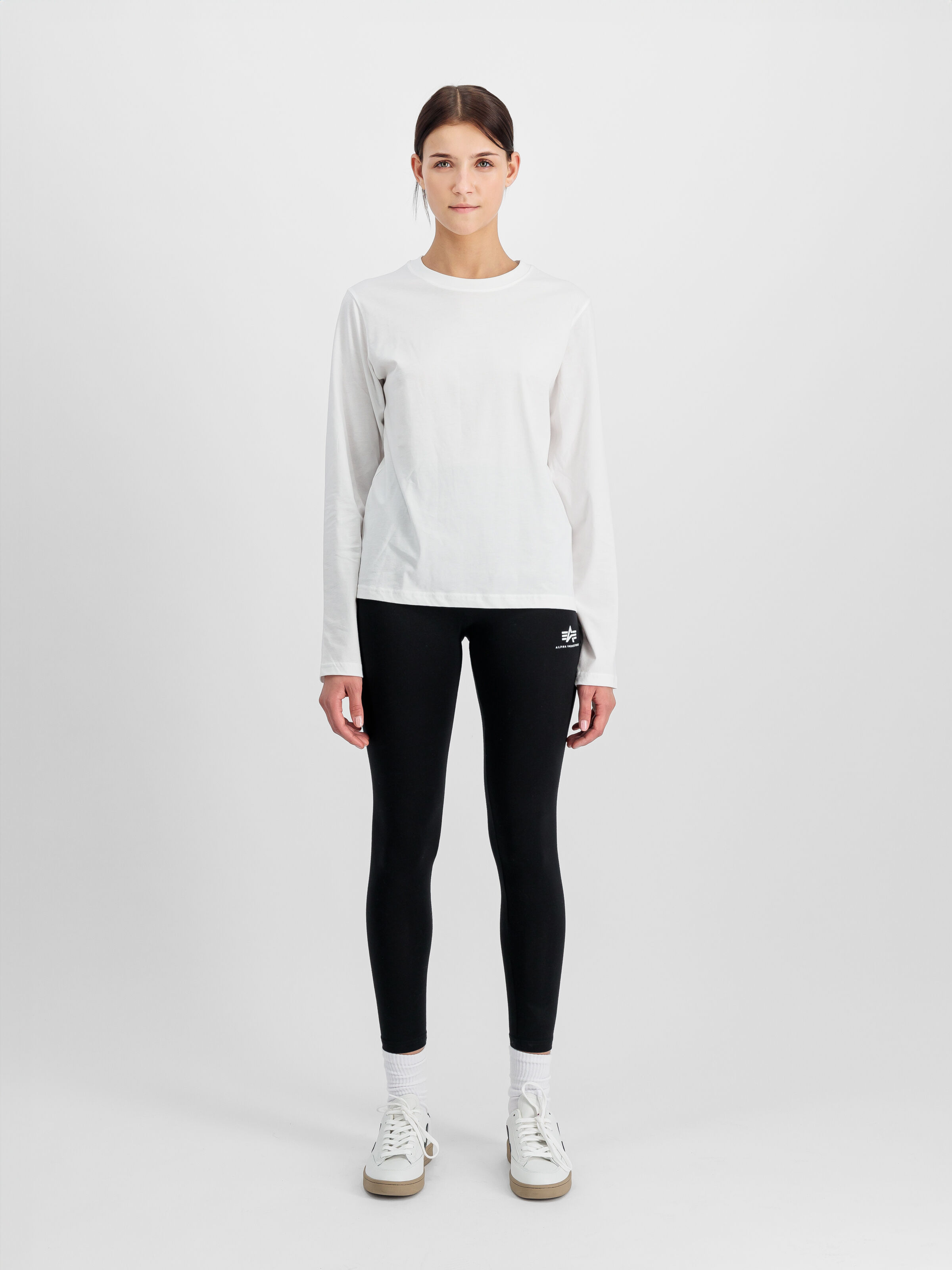 Basic Small Logo Leggings Women black 116053_03_2_model_00001_119772