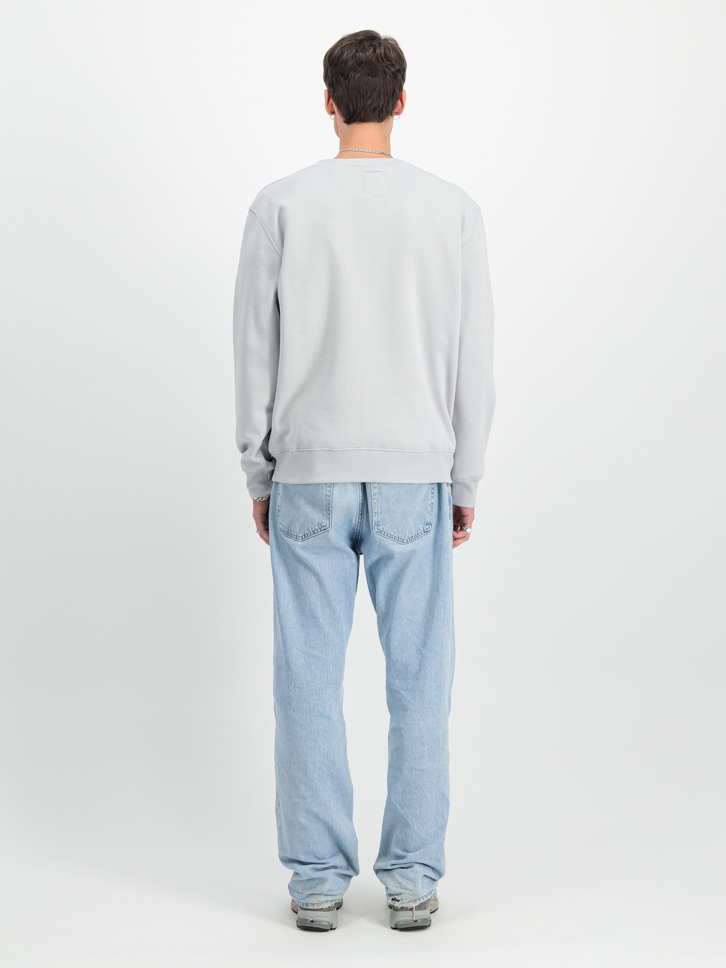 Basic Big Logo Sweatshirt pastel grey 178302_666_2_model_00002_122514