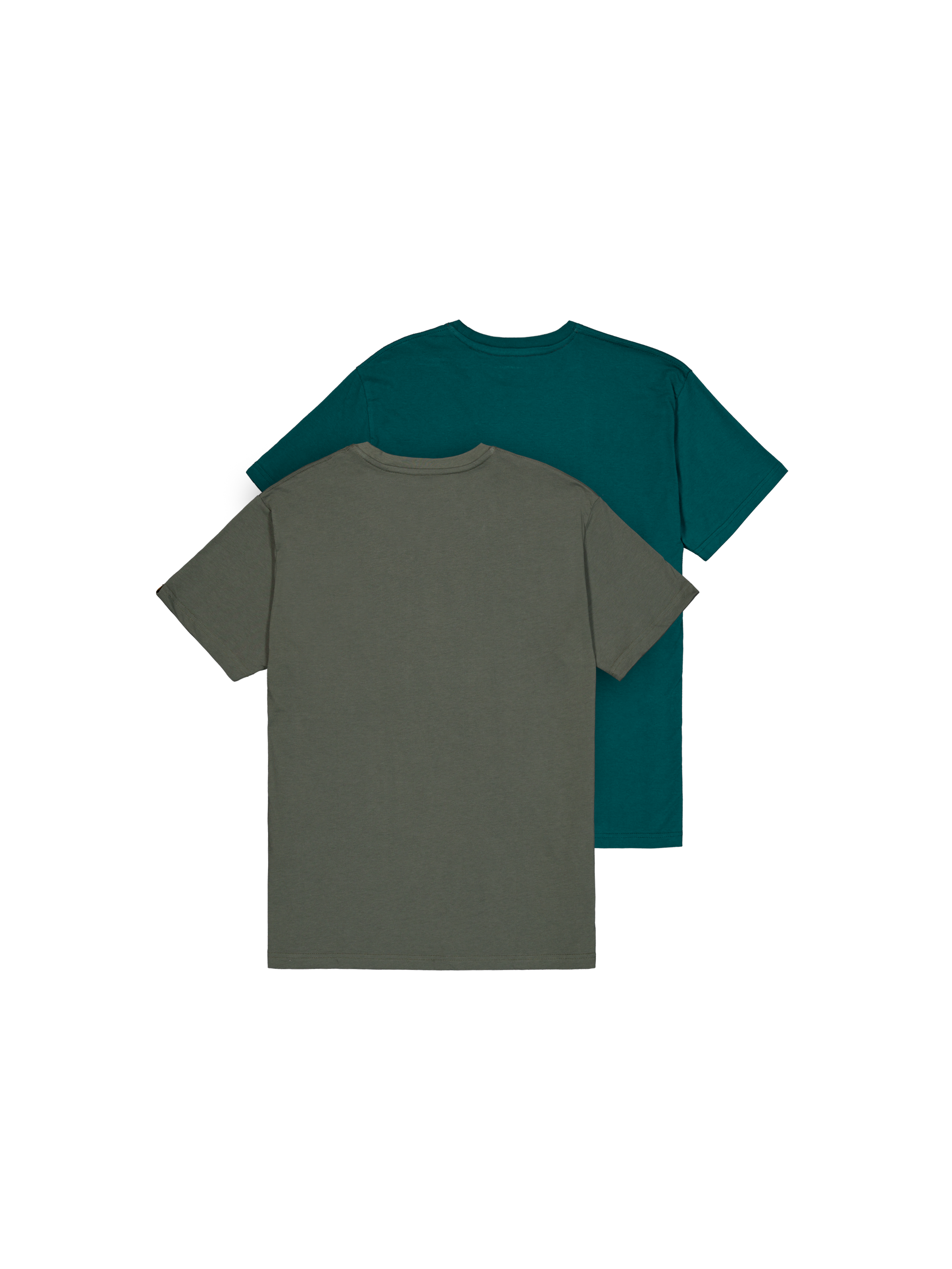 Basic Small Logo T-Shirt 2 Pack dark olive/force green 258500_769_1_flatlay_00002_117482