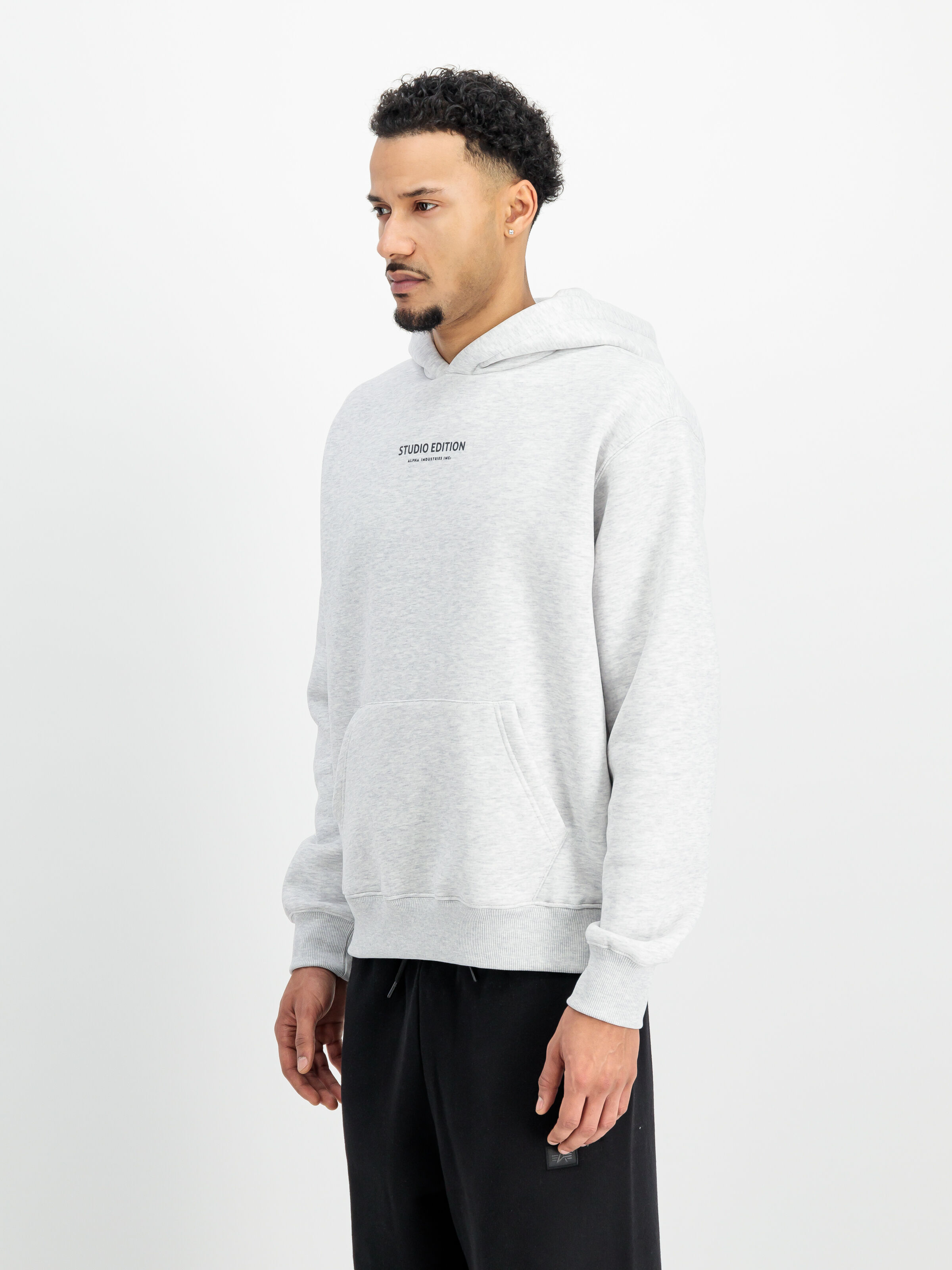 Studio Edition Backprint Hoodie pastel grey melange 156339_752_2_model_00002_152021